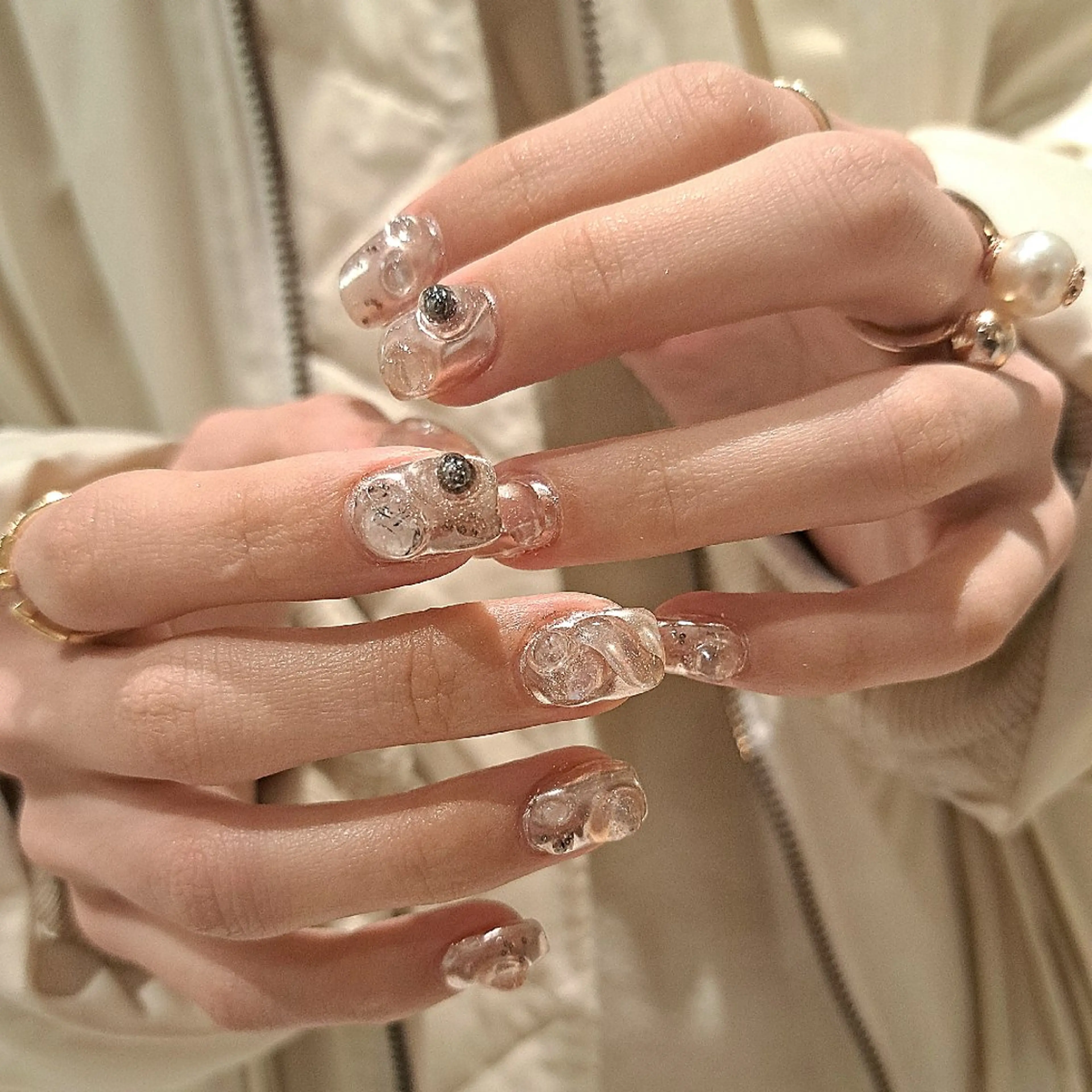 ネイル アートネイル ミラーネイル 持ち込み ぷっくりネイル Nail mood /アートし放題のネイルデザイン