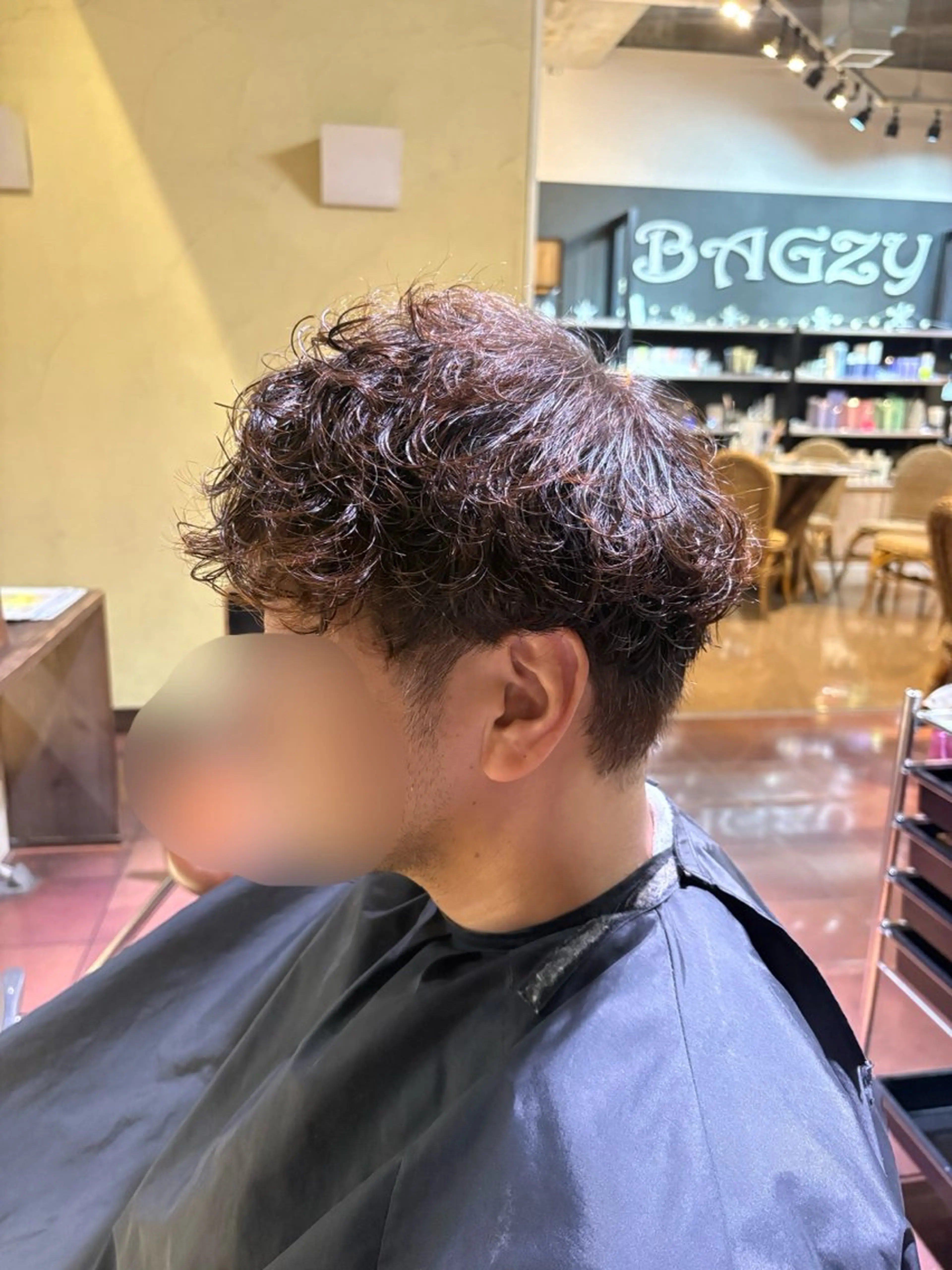 パーマ メンズ メンズパーマ bagzy八幡店所属・都竹 由里子のヘアスタイル