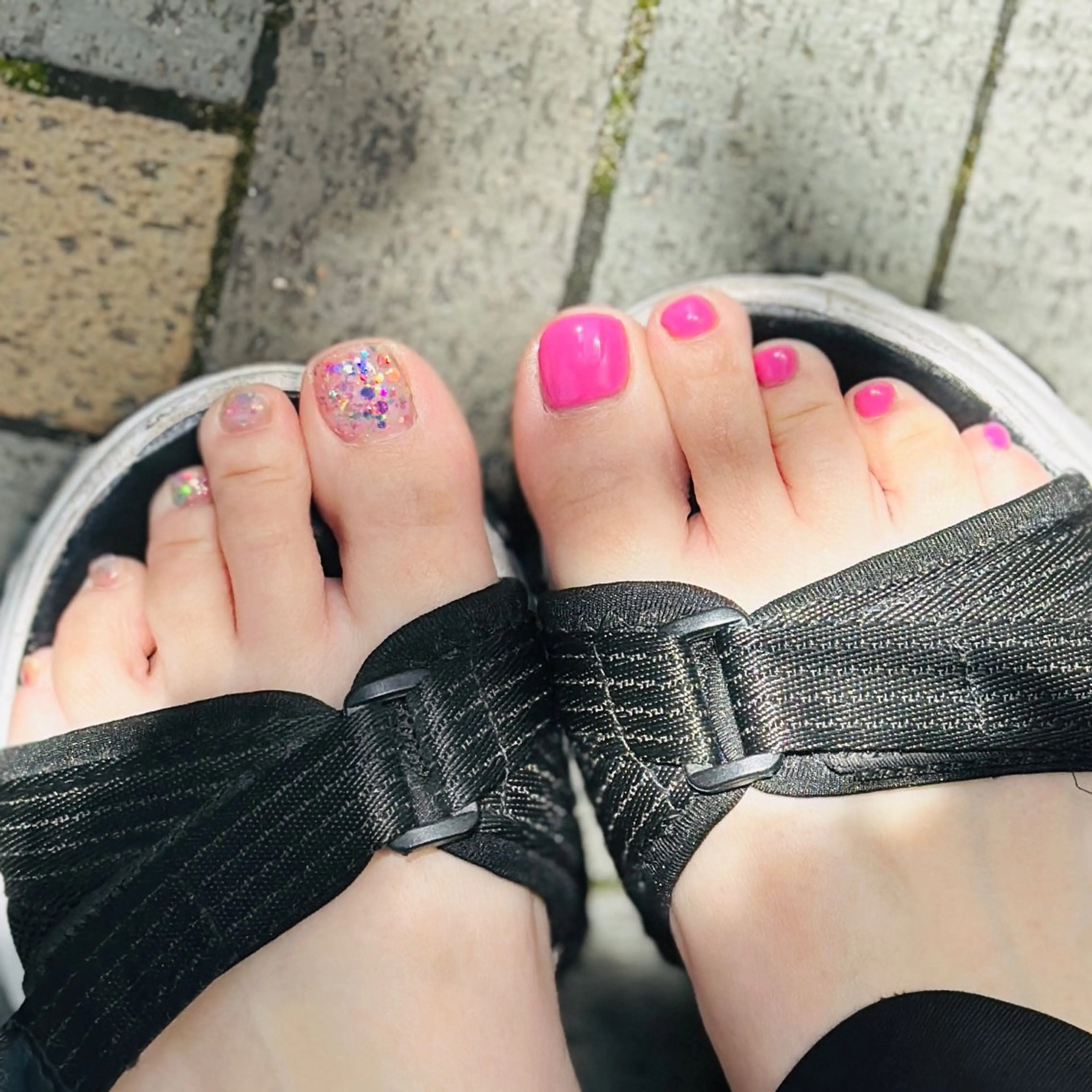 フットネイル／スタンダードデザインコース💐親指のみアート🎨の写真