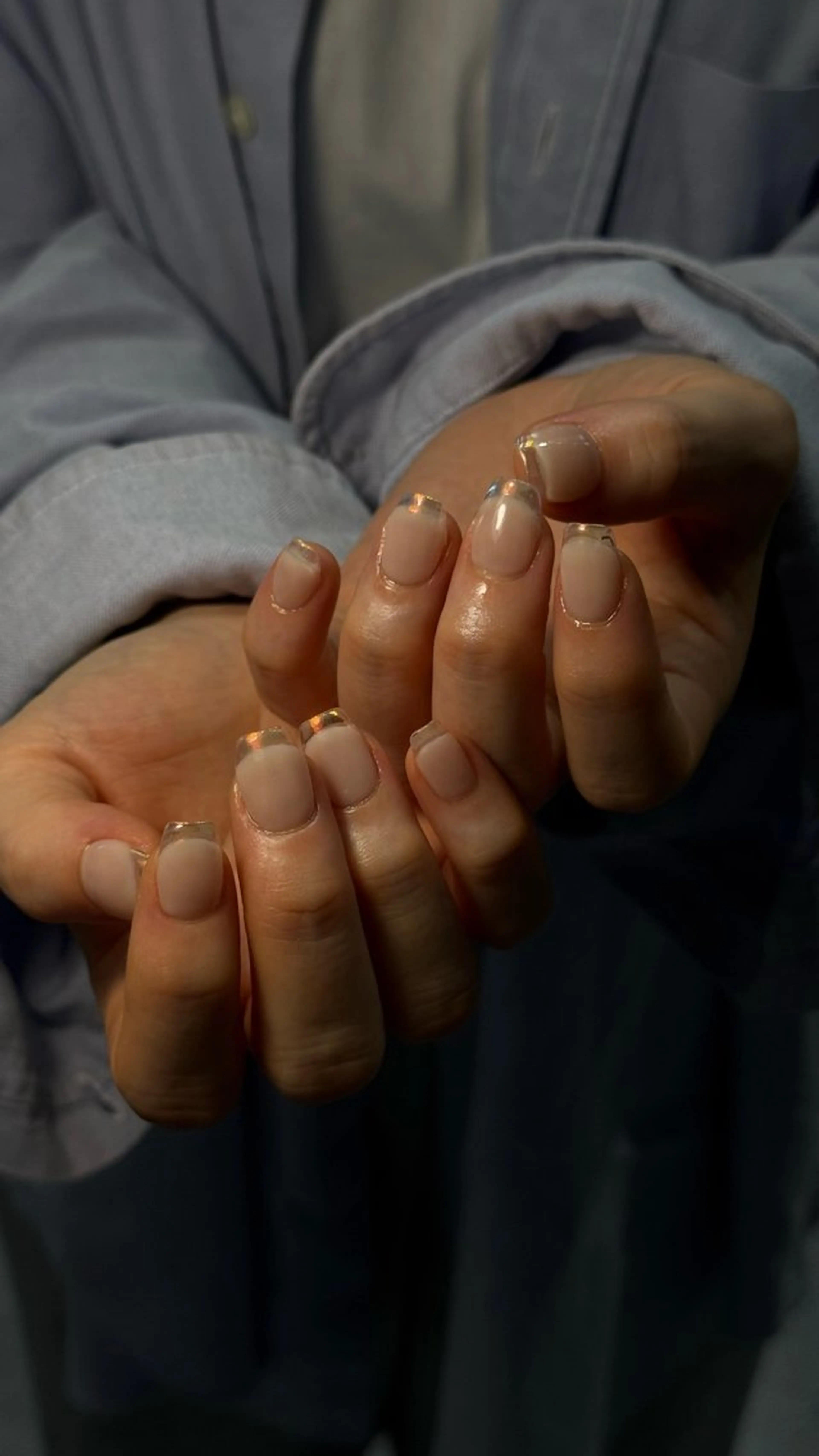 ネイル クリアネイル フレンチネイル ハンドネイル Momoka ネイリスト福岡/薬院のネイルデザイン