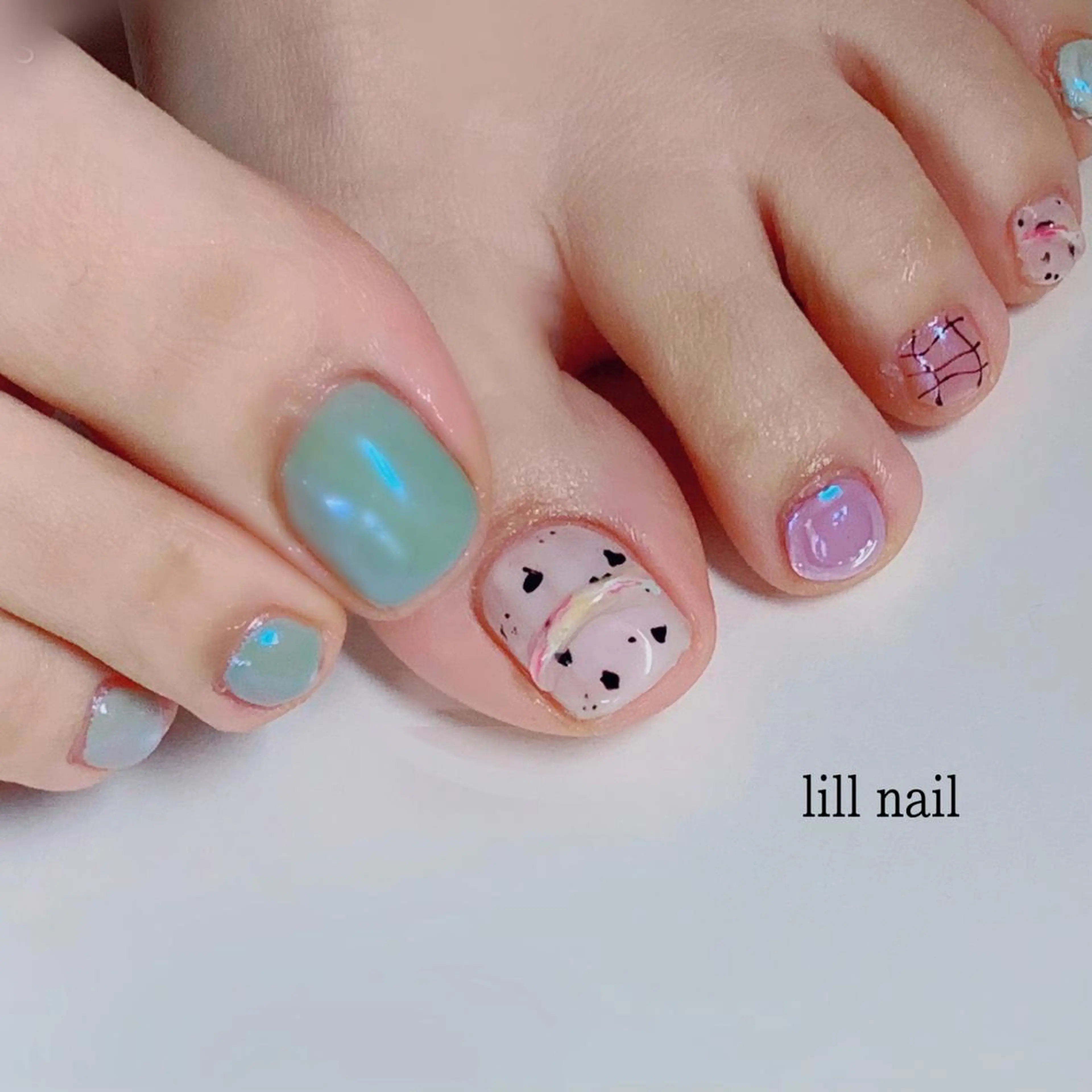 ショート pllia beautyのネイルデザイン