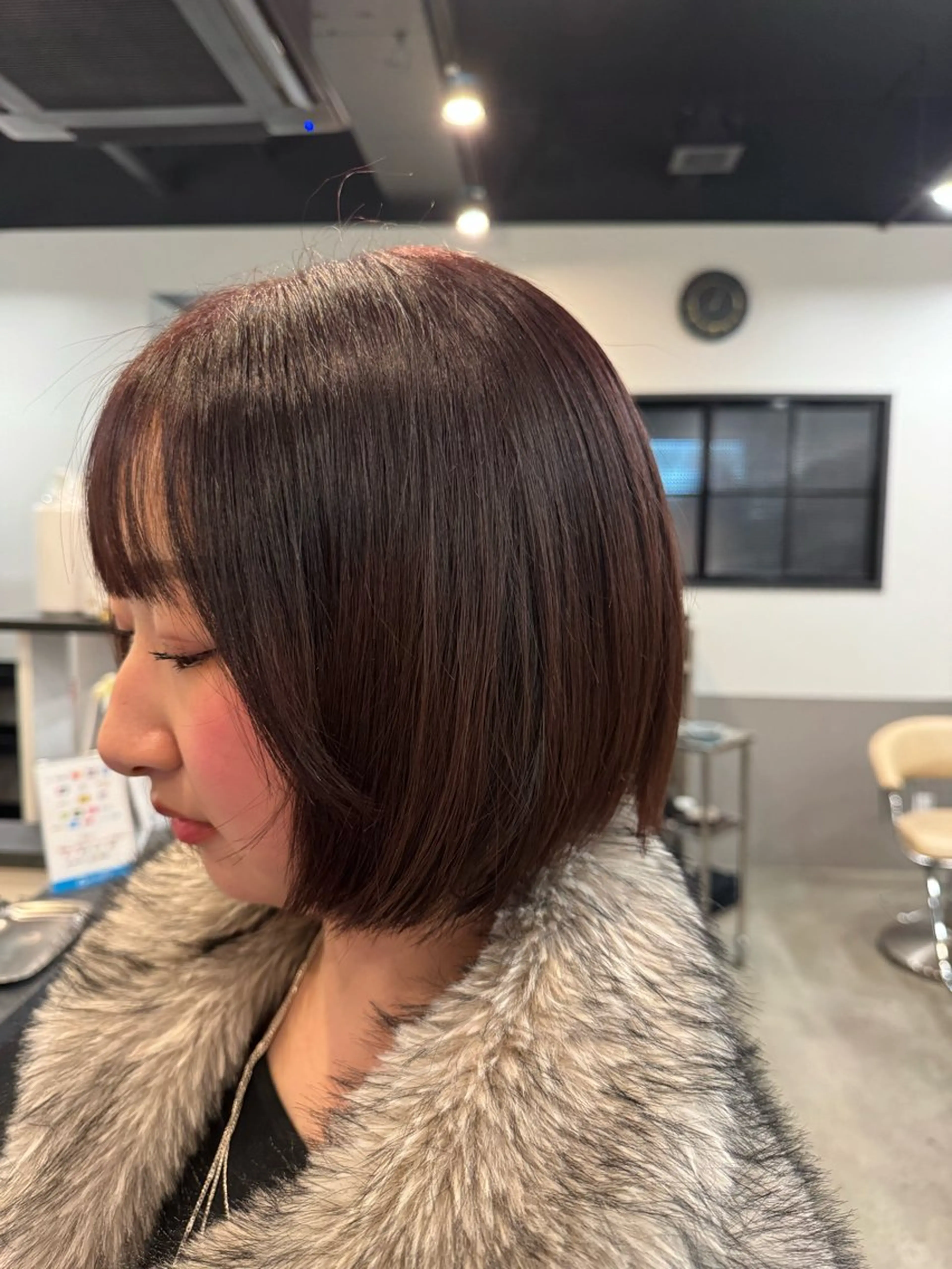 ショート カラー ピンクカラー ボブ カット ヘアカラー トリートメント dog star 関 海斗のヘアスタイル