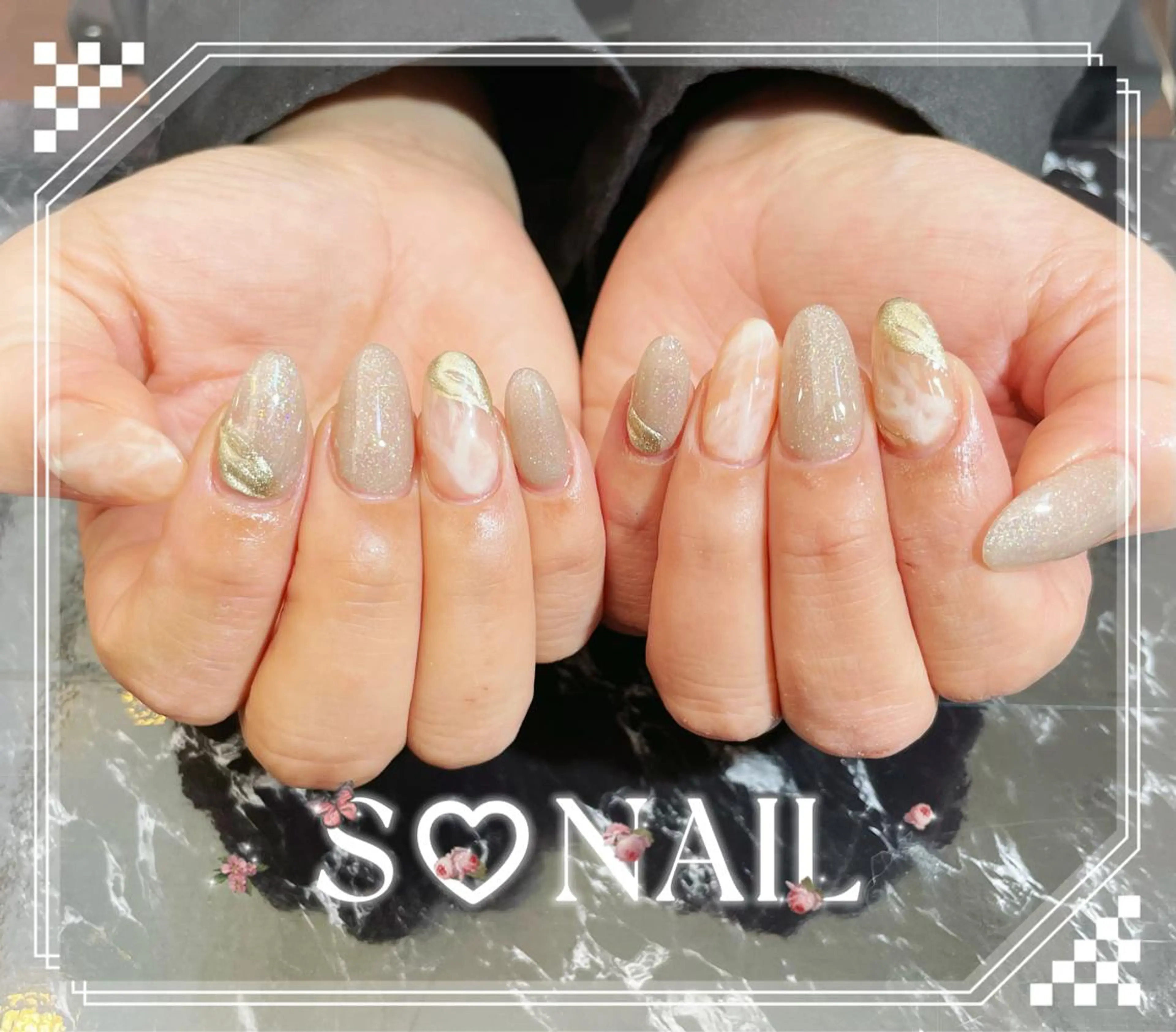 ネイル ハンドネイル S♡NAIL所属・S.NAIL Suuのネイルデザイン