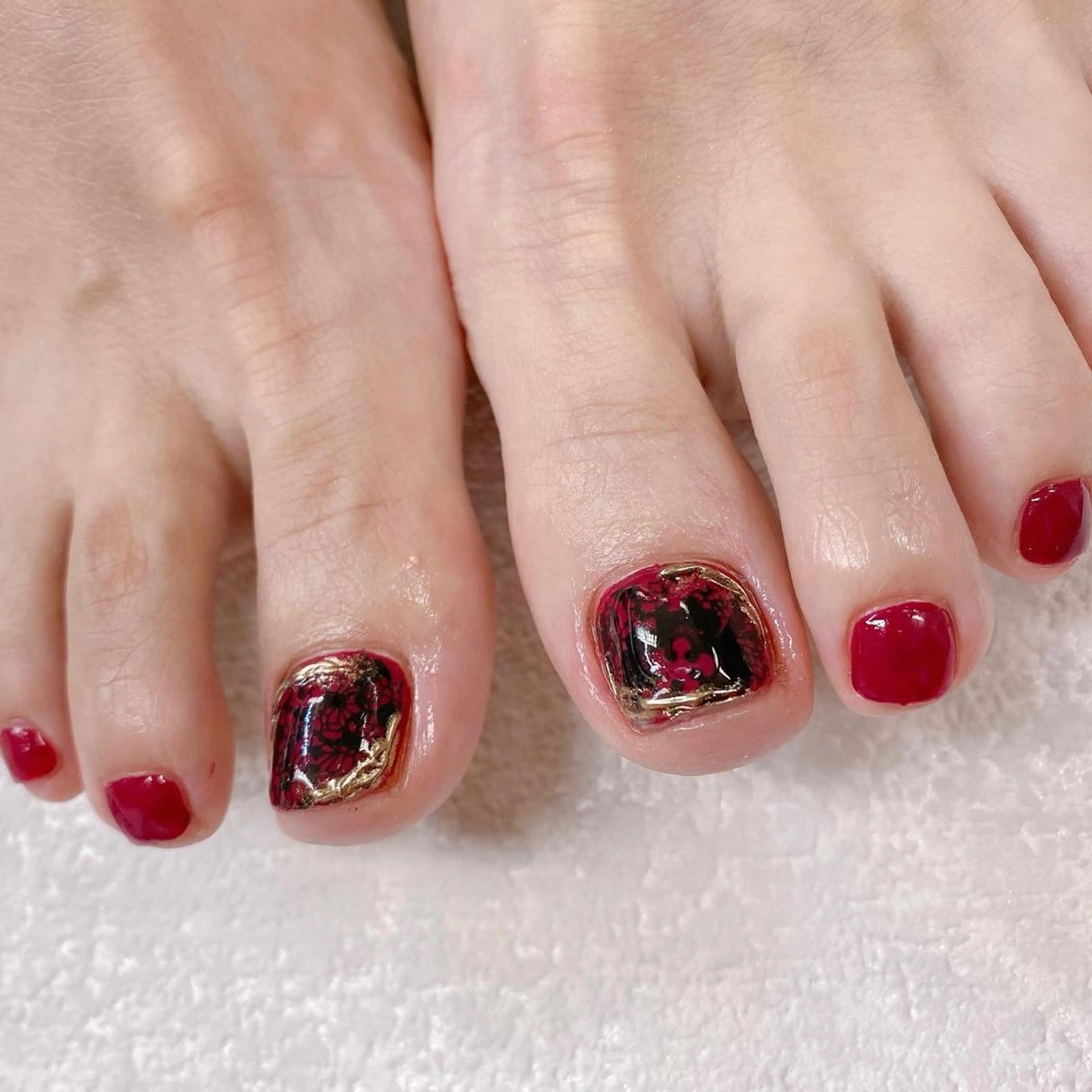 ショート フットネイル JNA認定講師🌸 RIEのネイルデザイン