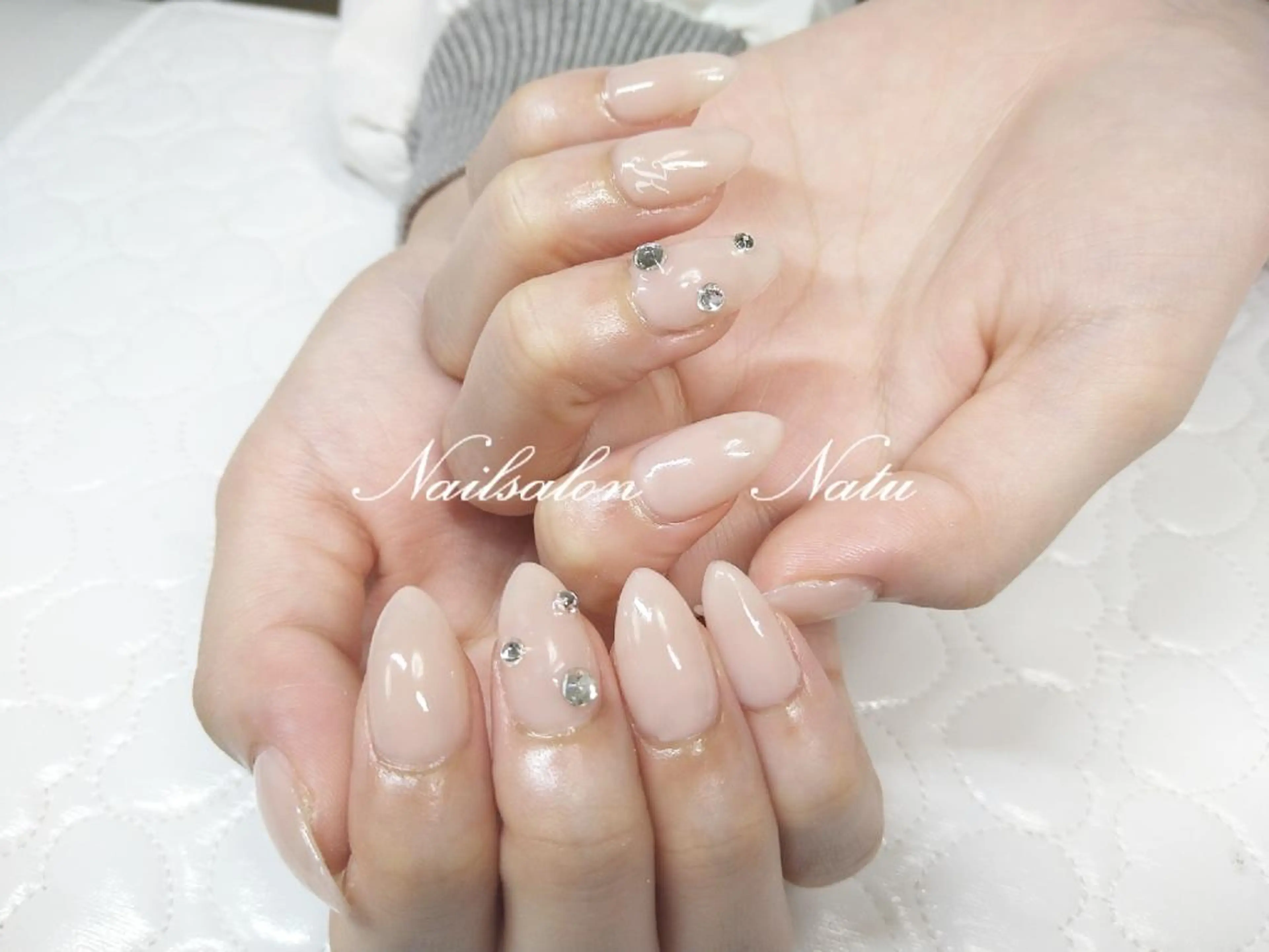 ネイル 長さ出し ショートネイル nailsalon　 Natuのネイルデザイン