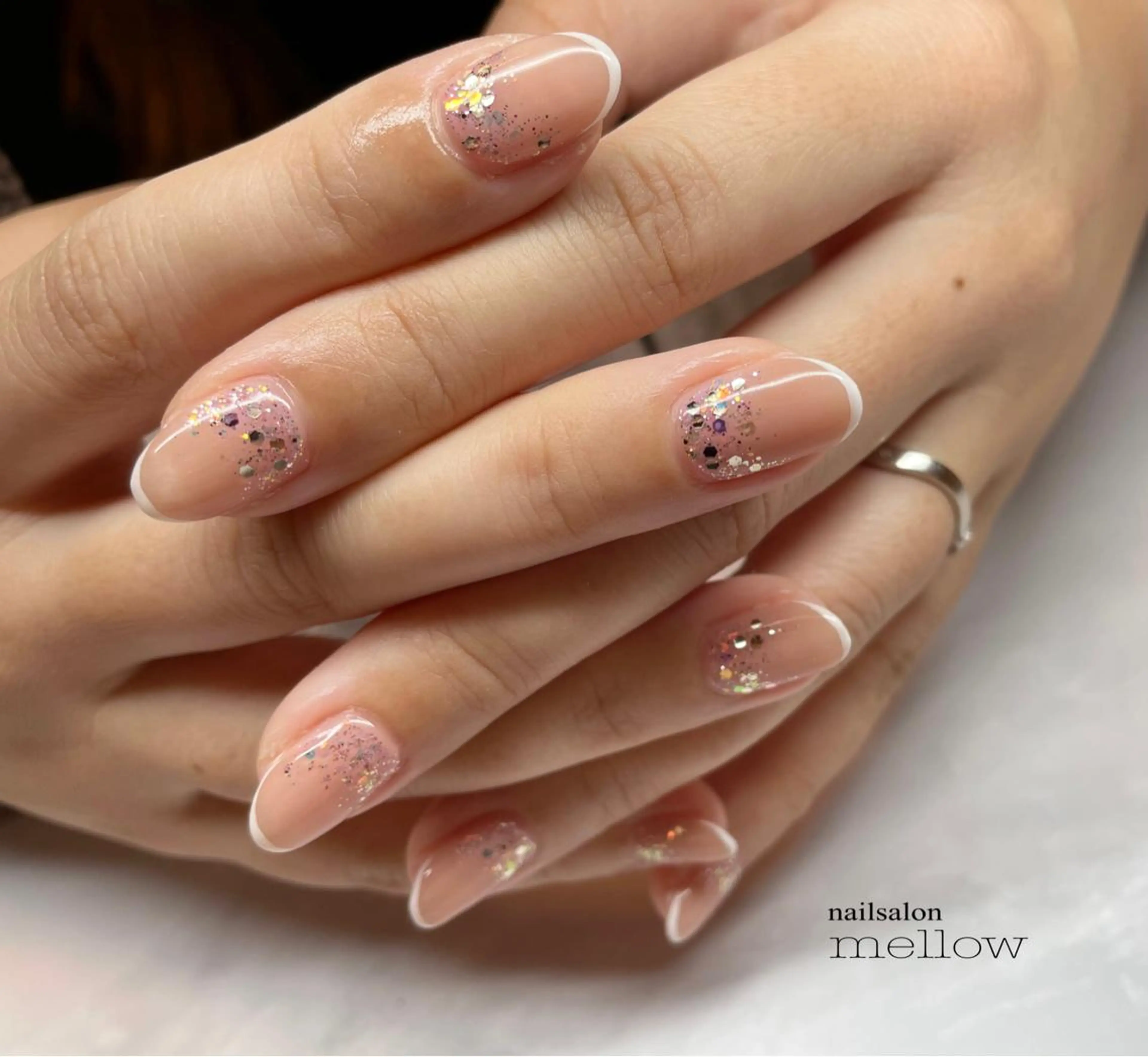 ネイル フレンチネイル 大山 浩美のネイルデザイン