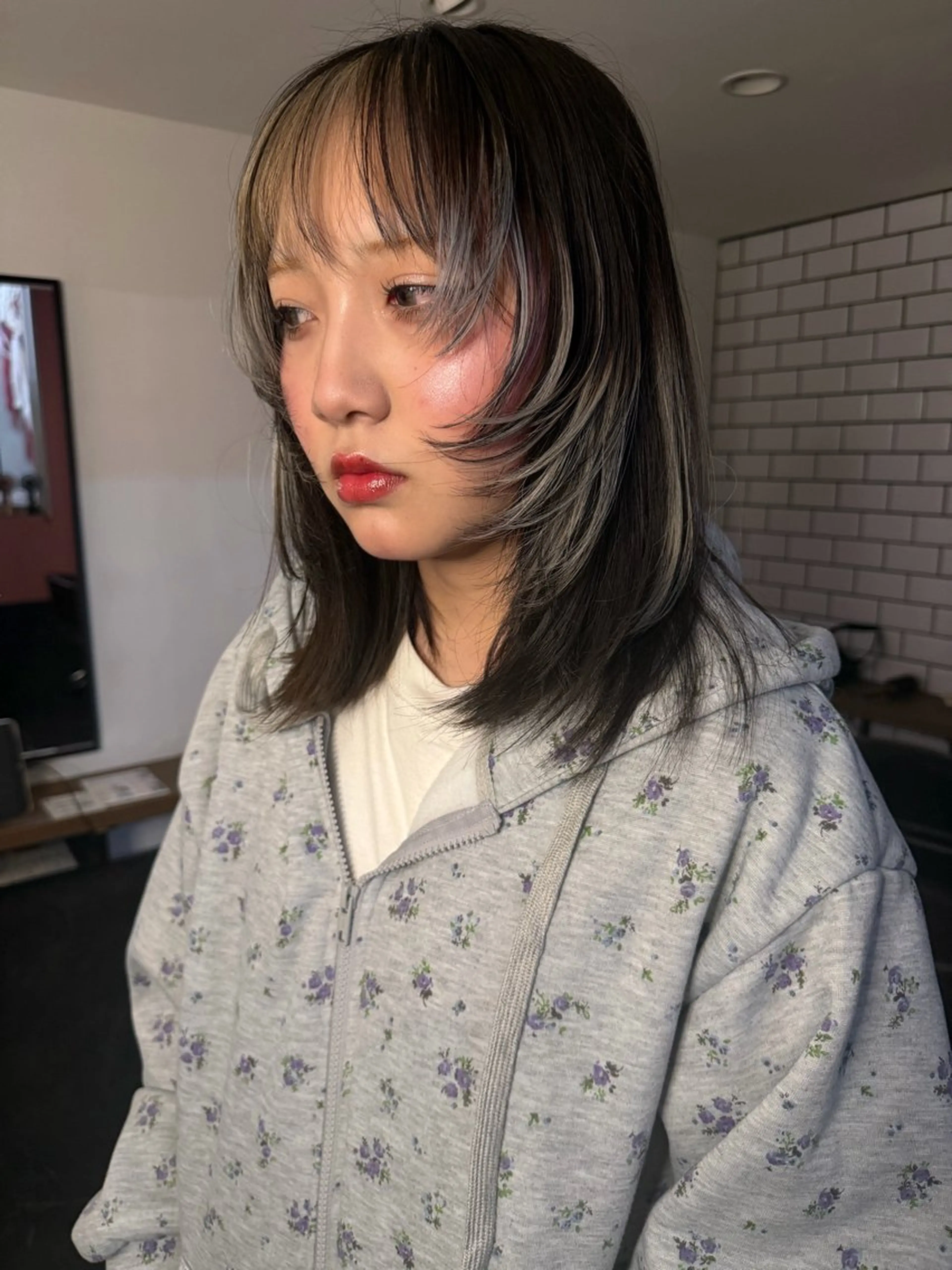 カラー ヘアカラー トリートメント ヘッドスパ beige/ 海碧のヘアスタイル