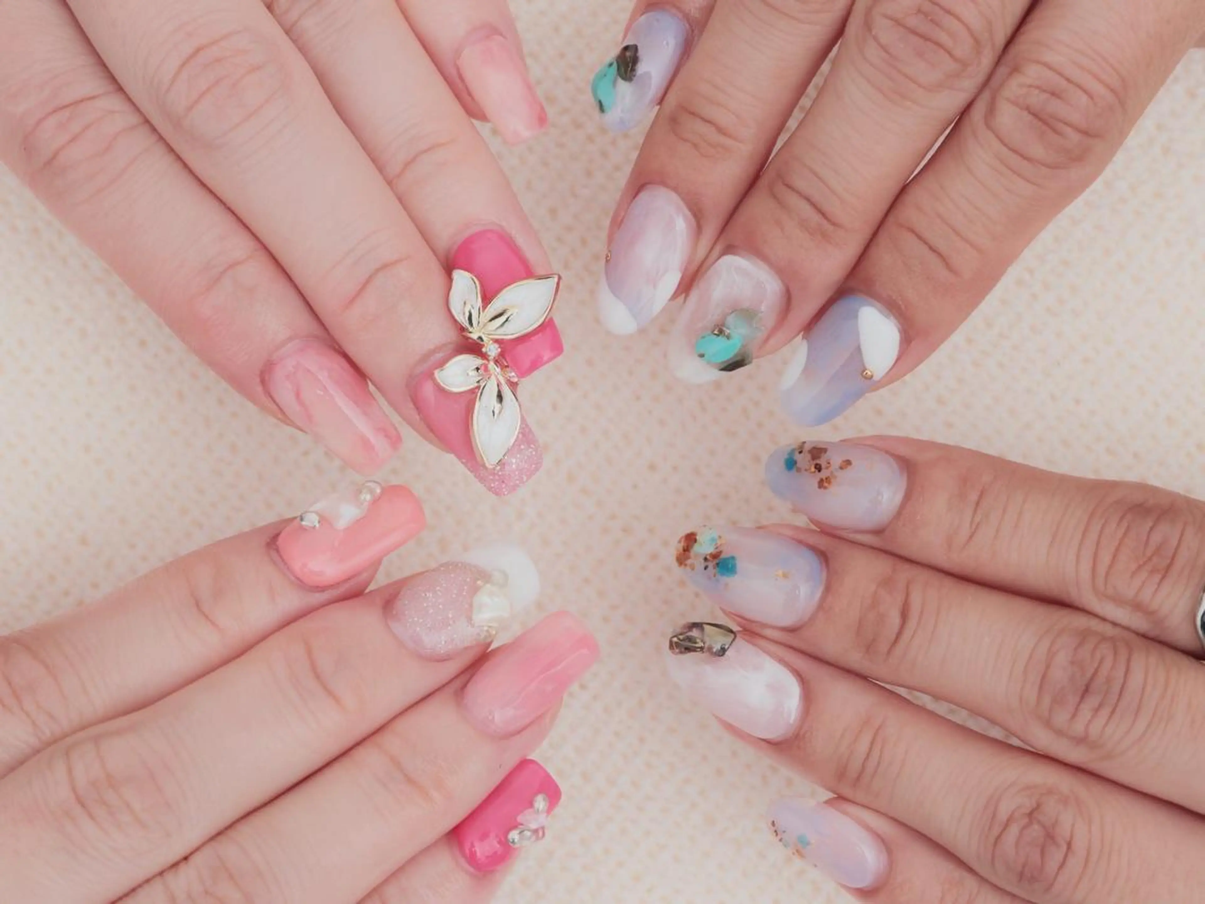 ネイル aime 中崎町のネイルデザイン