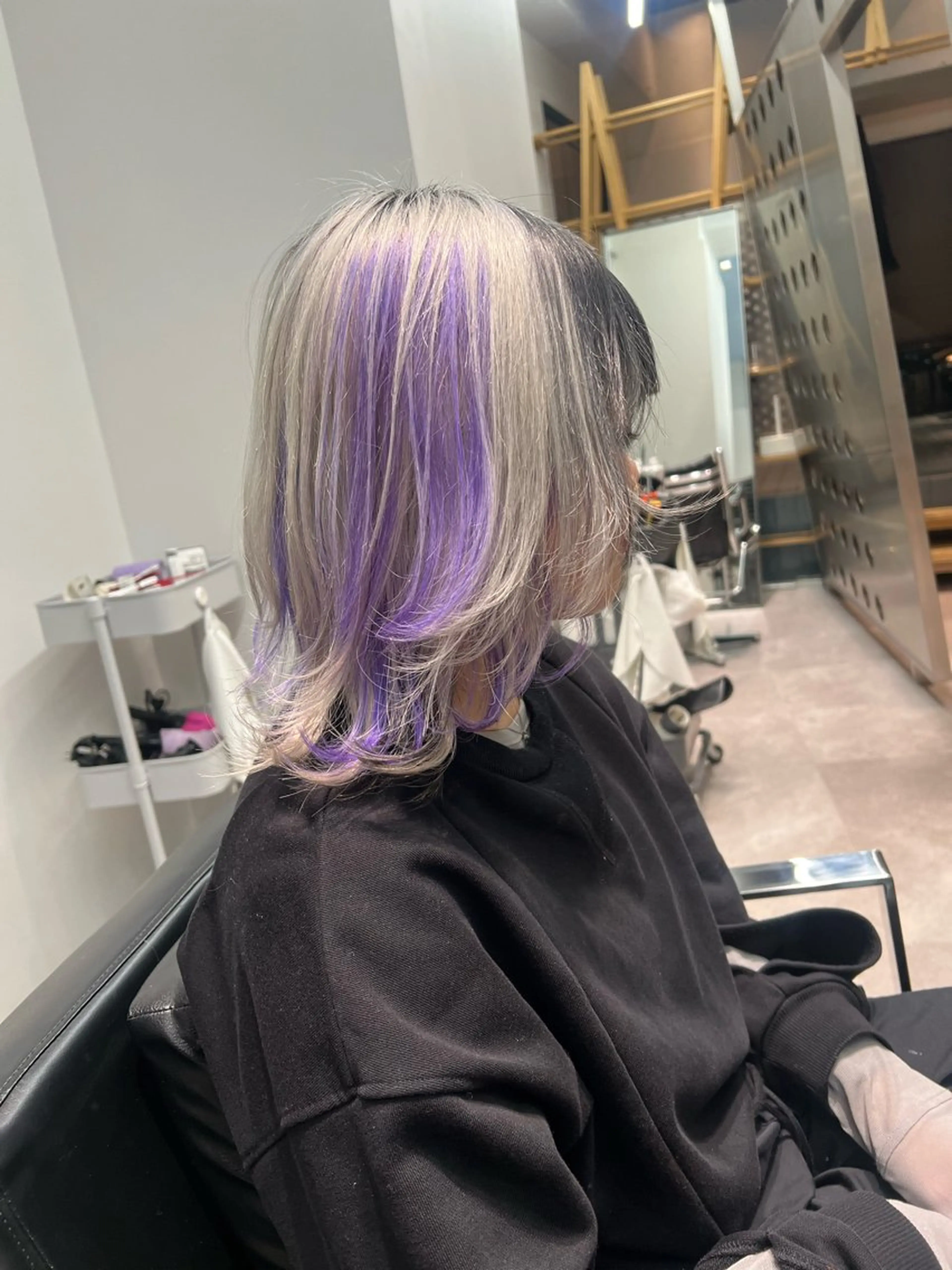 ミディアム カラー カット 堀江 /木下椋麻のヘアスタイル