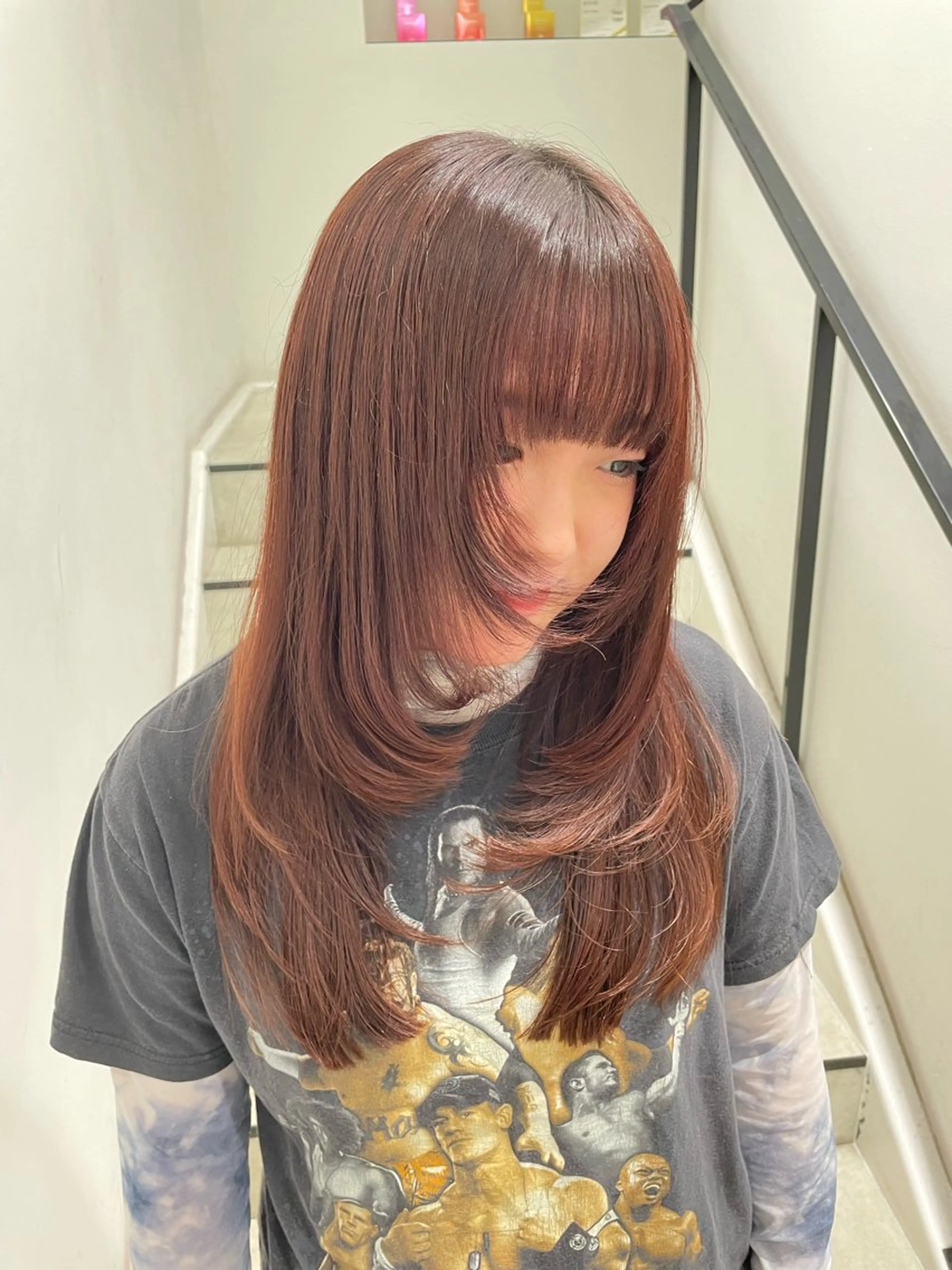 レイヤーカット＋aujua 1stepの写真