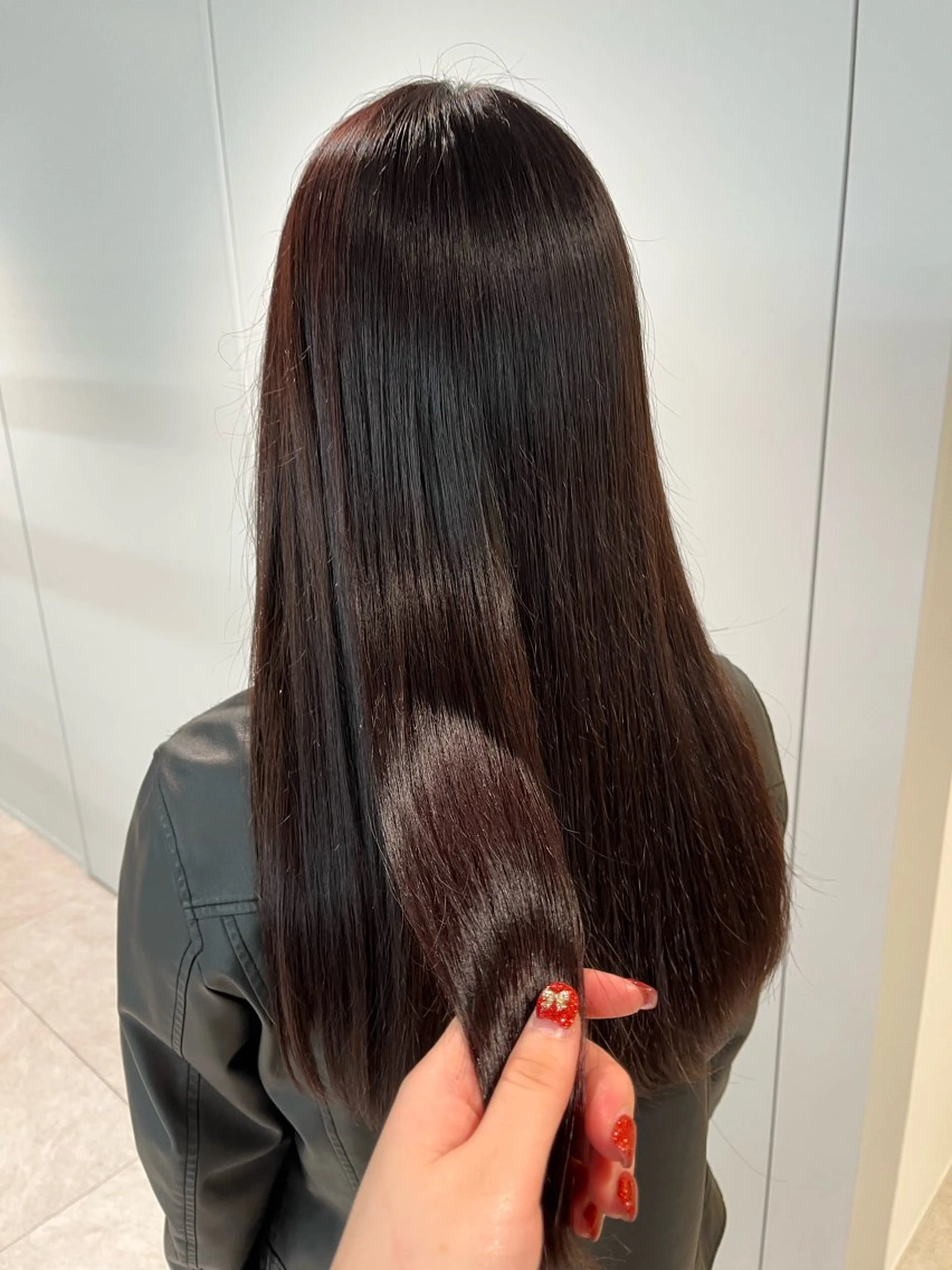 カラー films所属・AYA/films 韓国/レイヤー／ボブのヘアスタイル