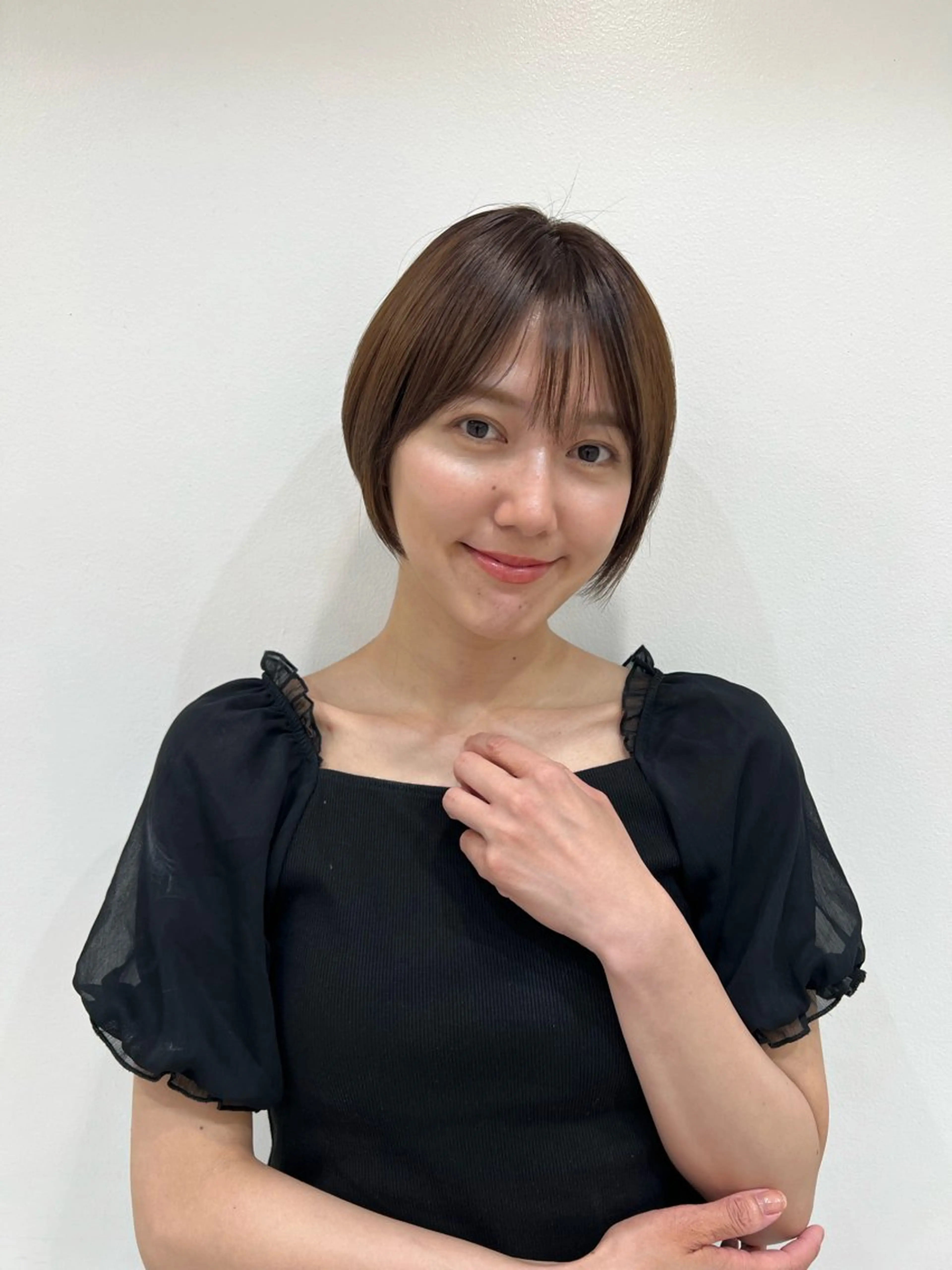 ショート カット ヘアカラー トリートメント 新井 翼/銀座 メンズ◎ショート女子のヘアスタイル