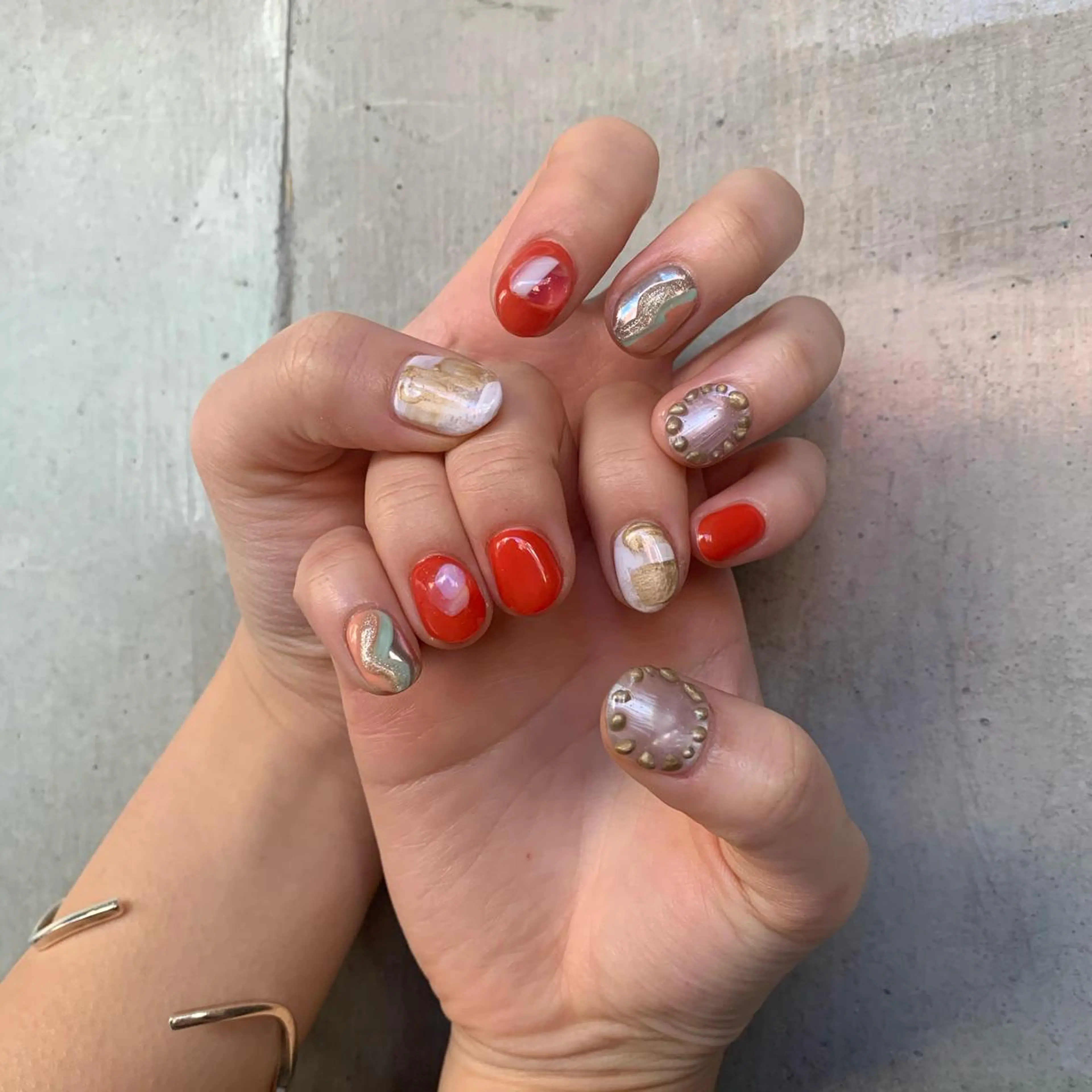 ネイル AOI✩⡱ y2kネイルのネイルデザイン