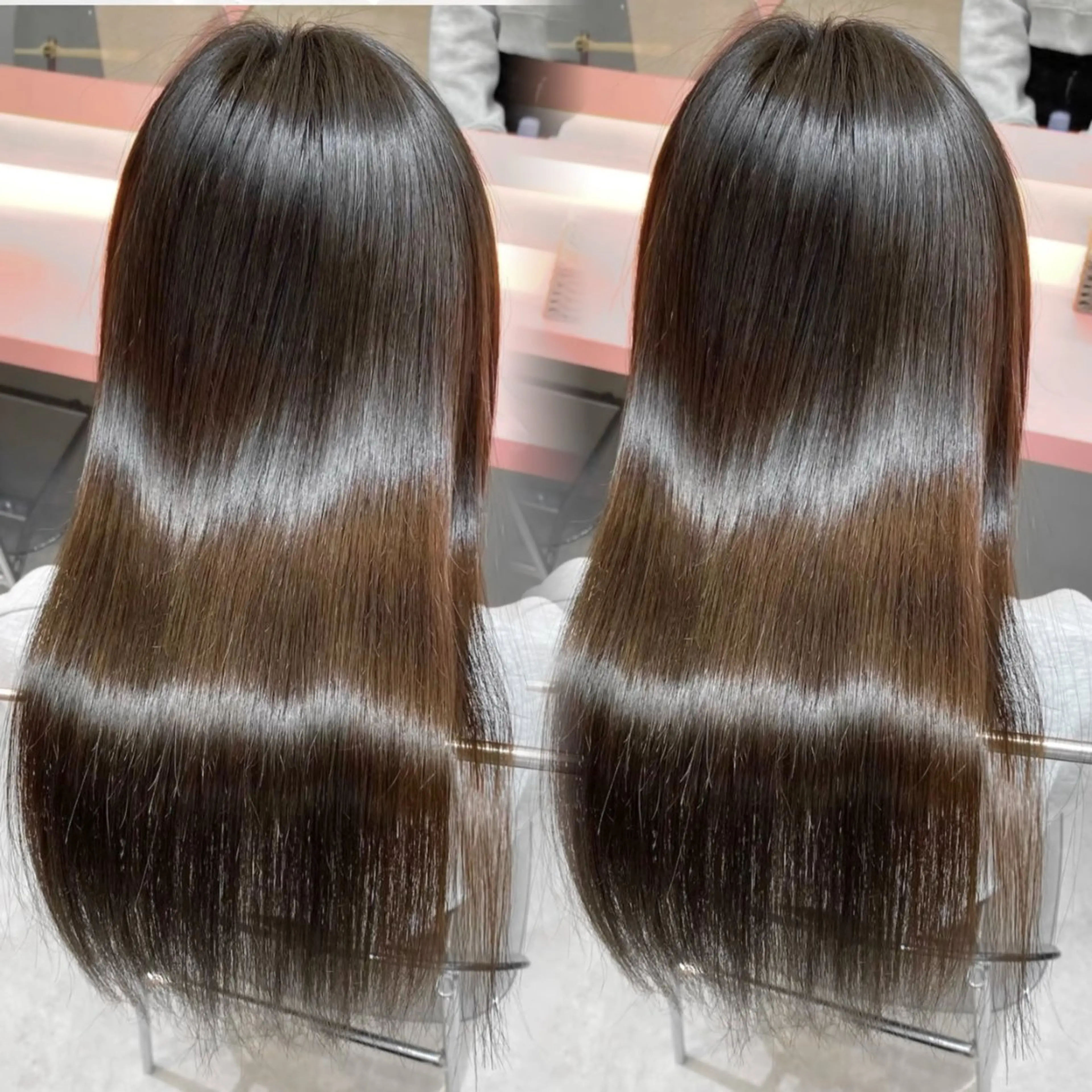 ロング カラー パーマ ヘアアレンジ カット ヘアカラー 縮毛矯正 トリートメント 巻きラク♡レイヤー 🦢こころのヘアスタイル