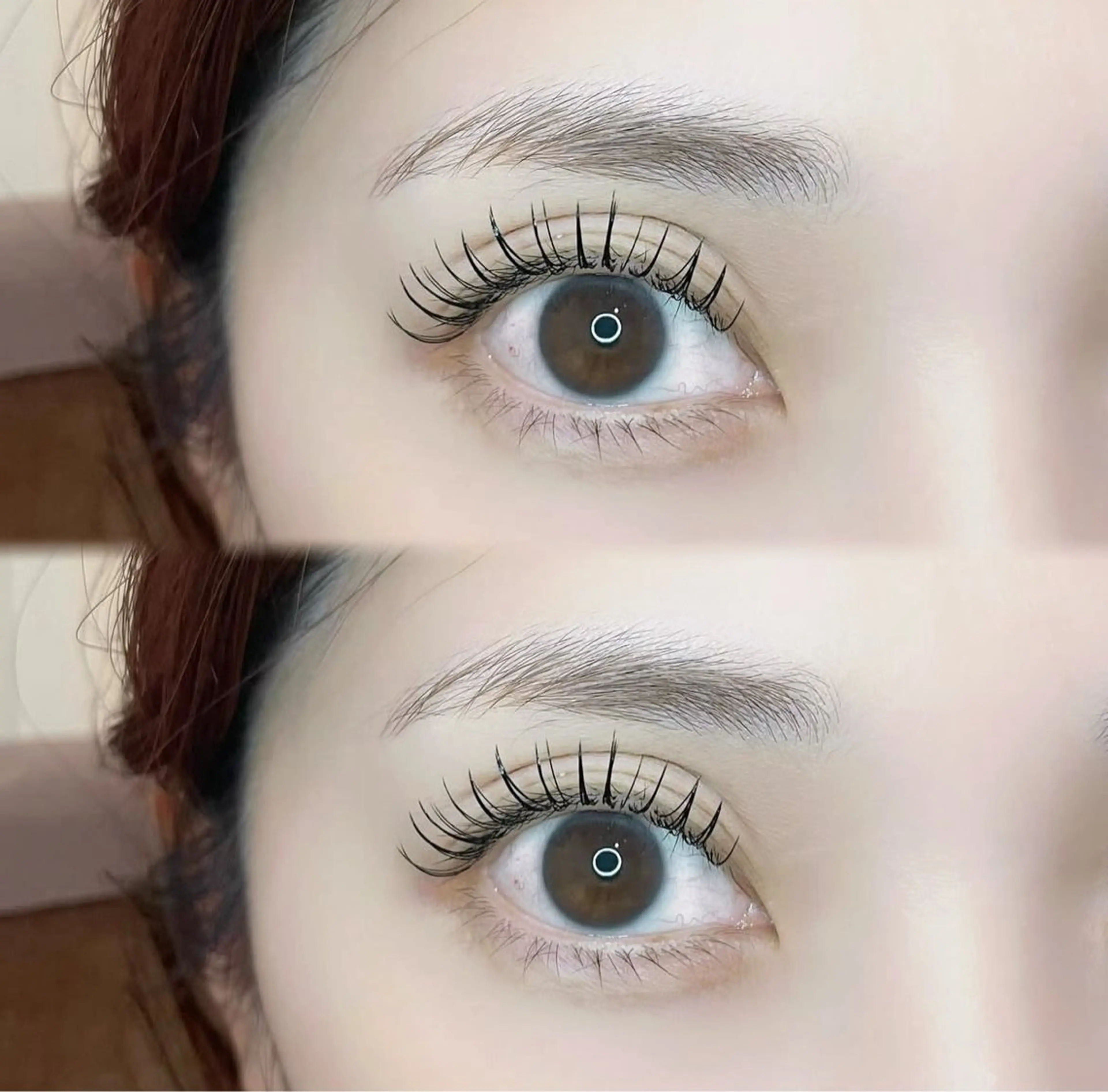 マツエク・マツパ Cカール フラットラッシュ 目尻長め マツエク Sara Moyuのマツエク・マツパデザイン