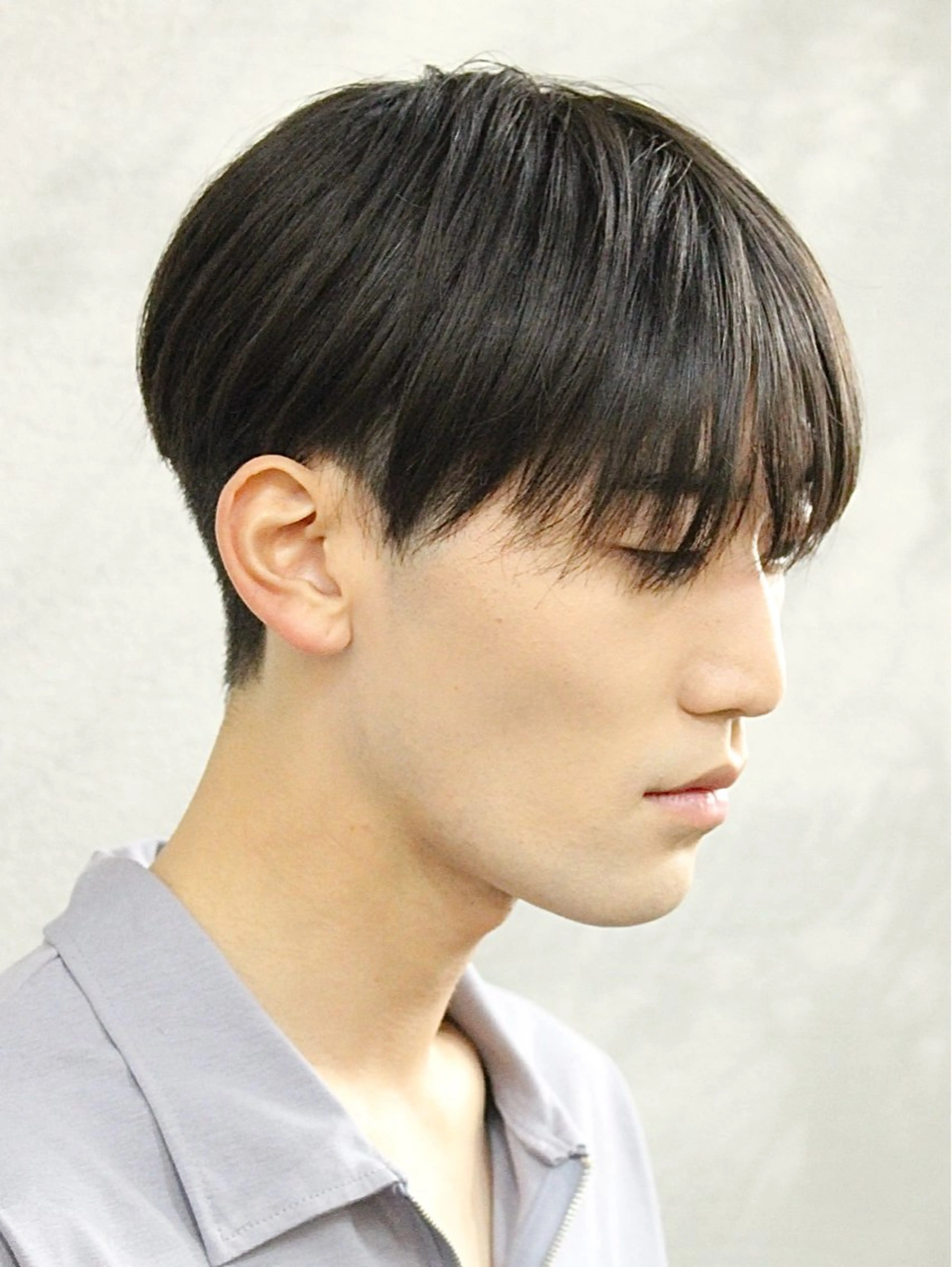 ショート メンズ マッシュ シースルーマッシュ メンズ/ケアパーマ /hayashiのヘアスタイル