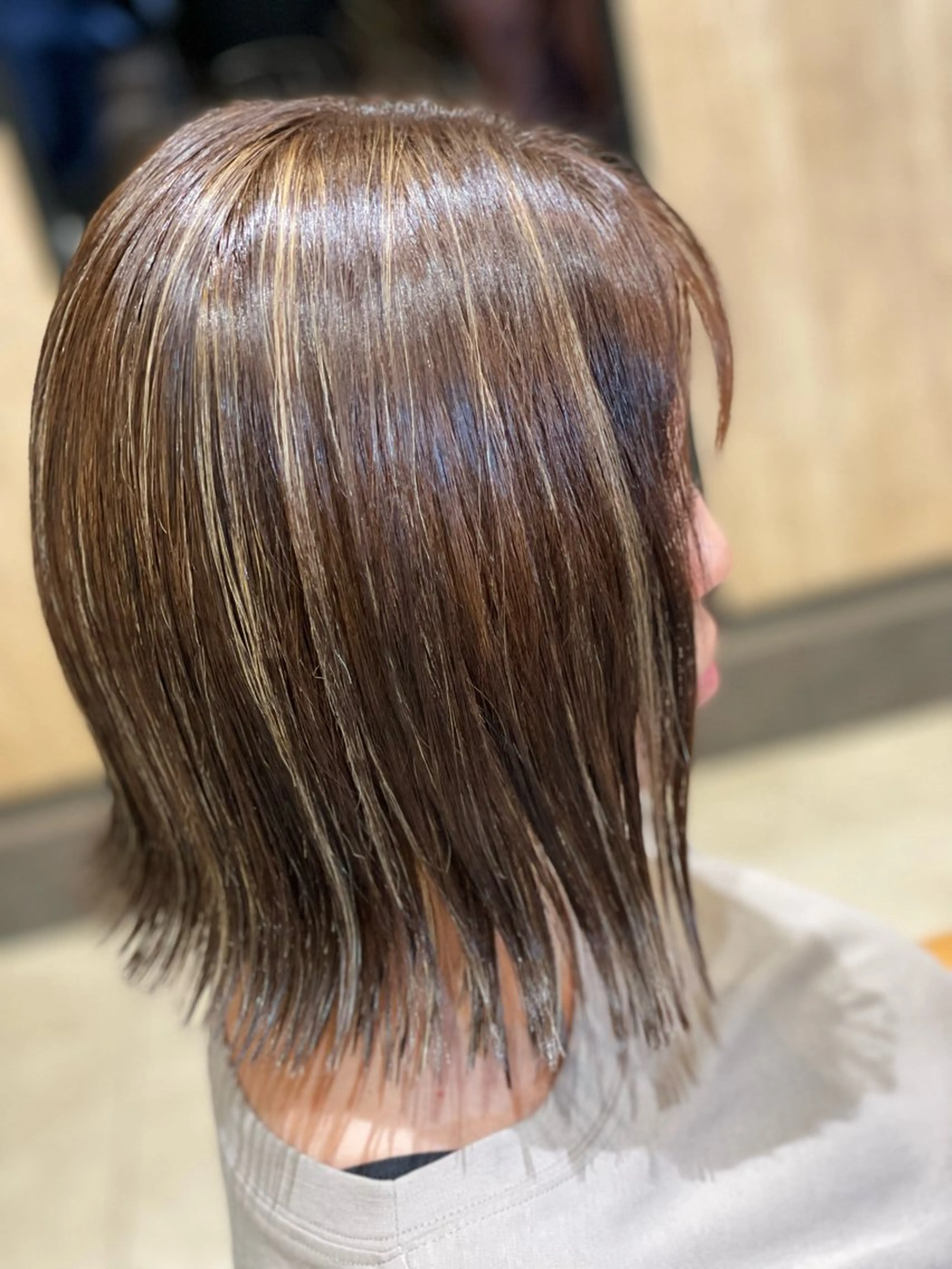 ショート 切りっぱなしボブ ボブ カット 安田 美由紀のヘアスタイル