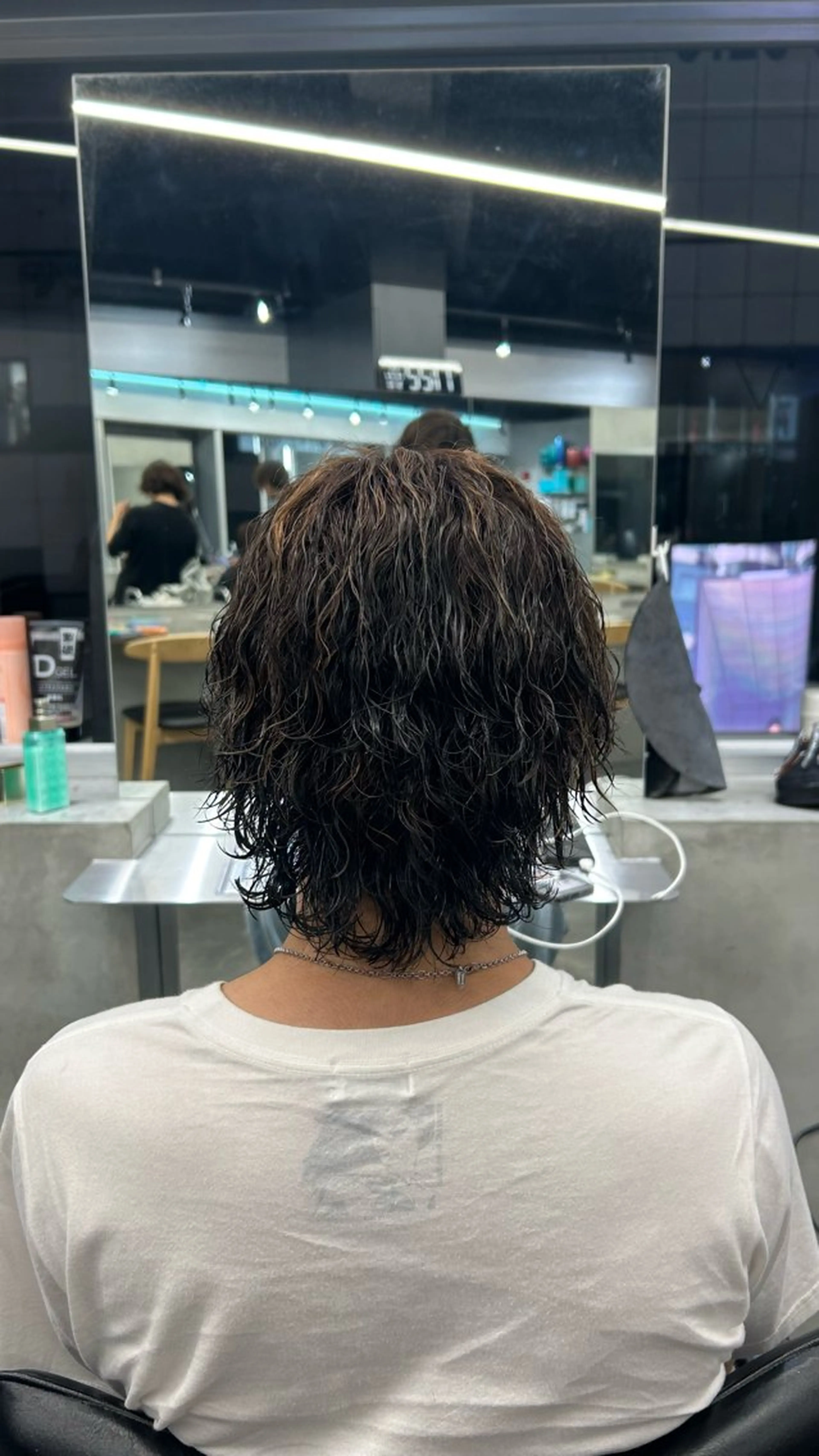 パーマ メンズ 藤平海音/fifth PARKのヘアスタイル