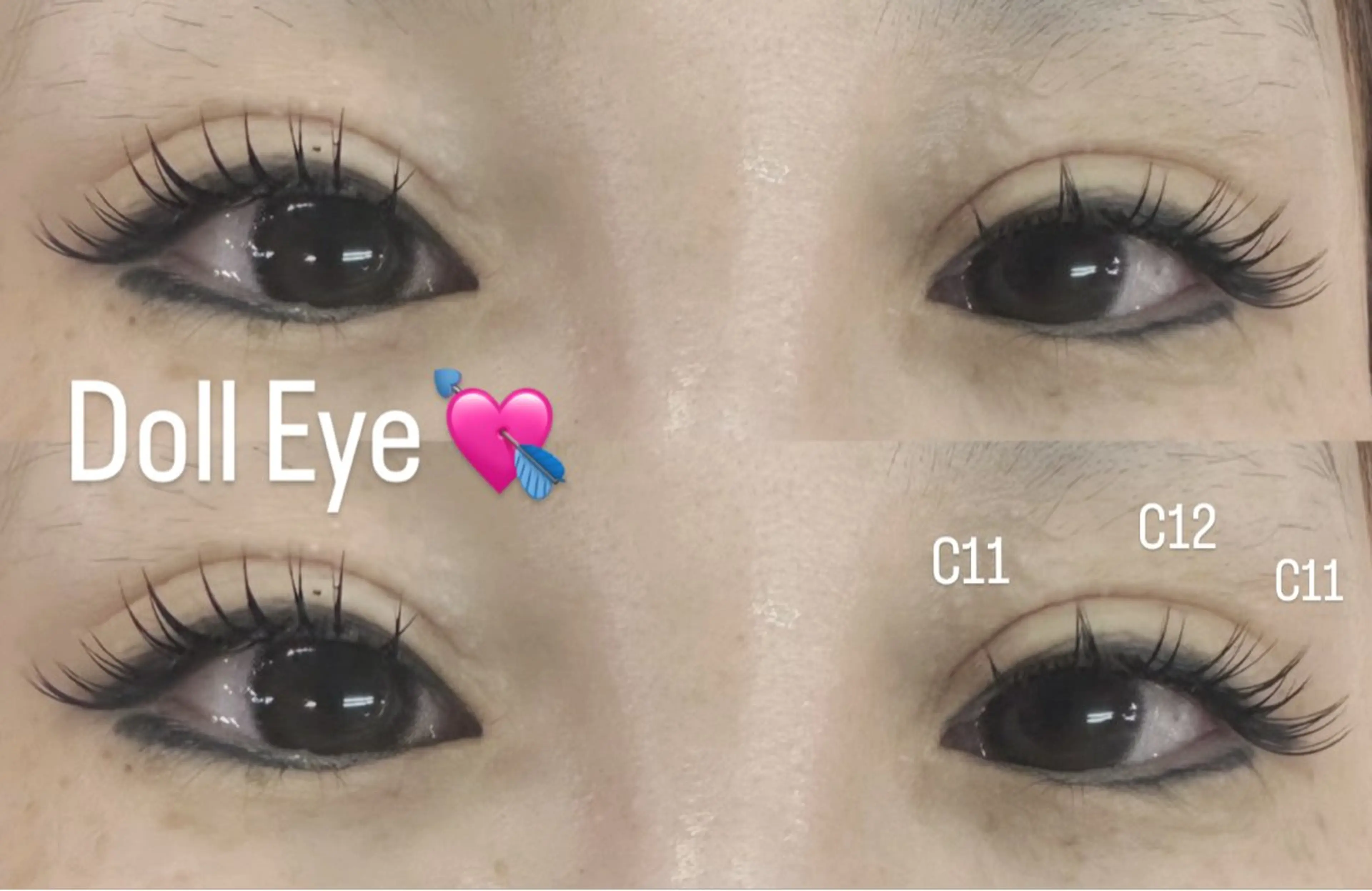 マツエク・マツパ Cカール ミンク MAQUIA泉中央店 相馬のマツエク・マツパデザイン