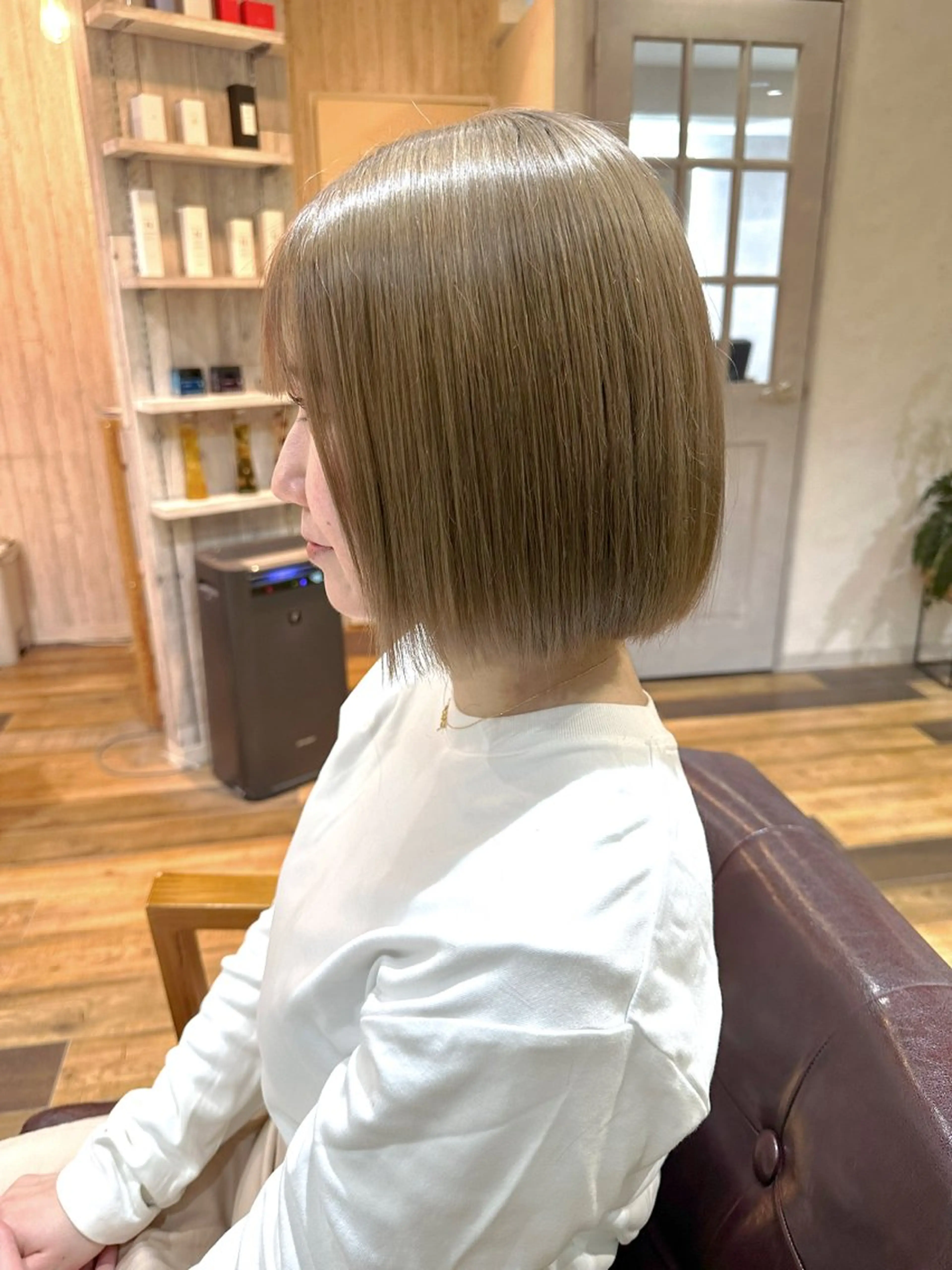 ショート カラー vifkrone所属・心斎橋ダブルカラー ⭐️カラー　タカヤマのヘアスタイル