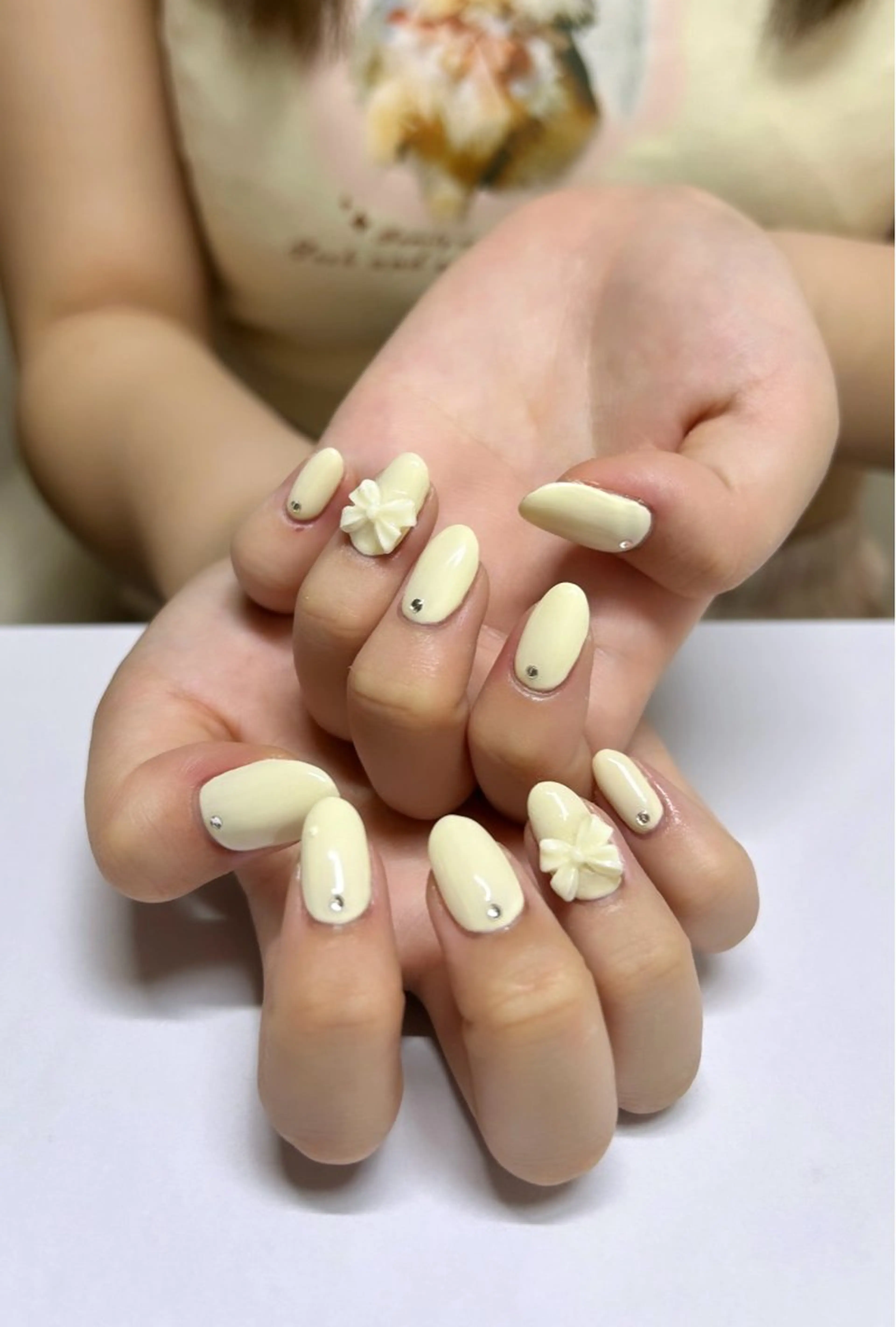 ネイル ワンカラーネイル ハンドネイル fleur フルールのネイルデザイン