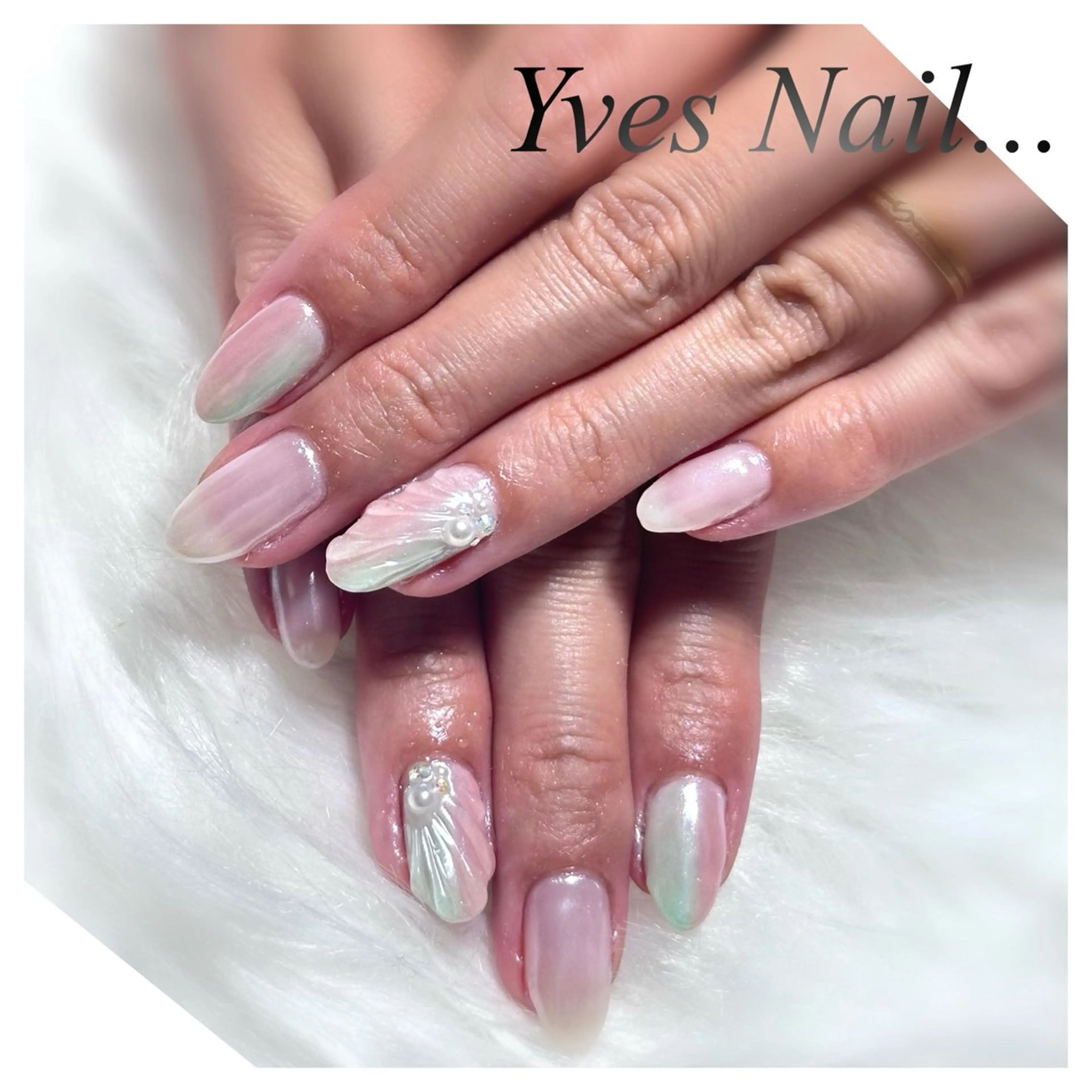 ネイル グラデーション パステルネイル ハンドネイル kanno yのネイルデザイン