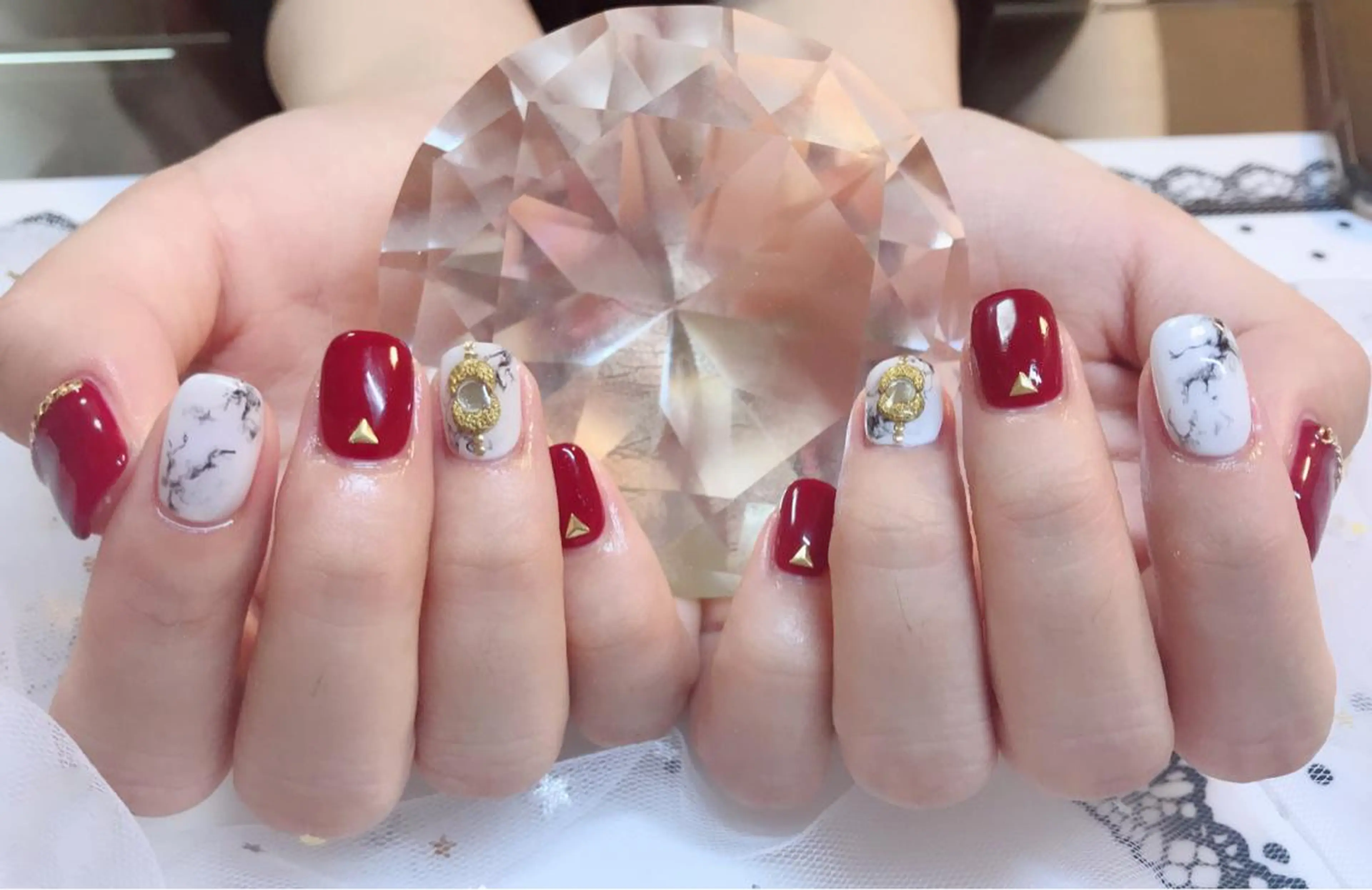 カラー ネイル Q Free nailsのネイルデザイン