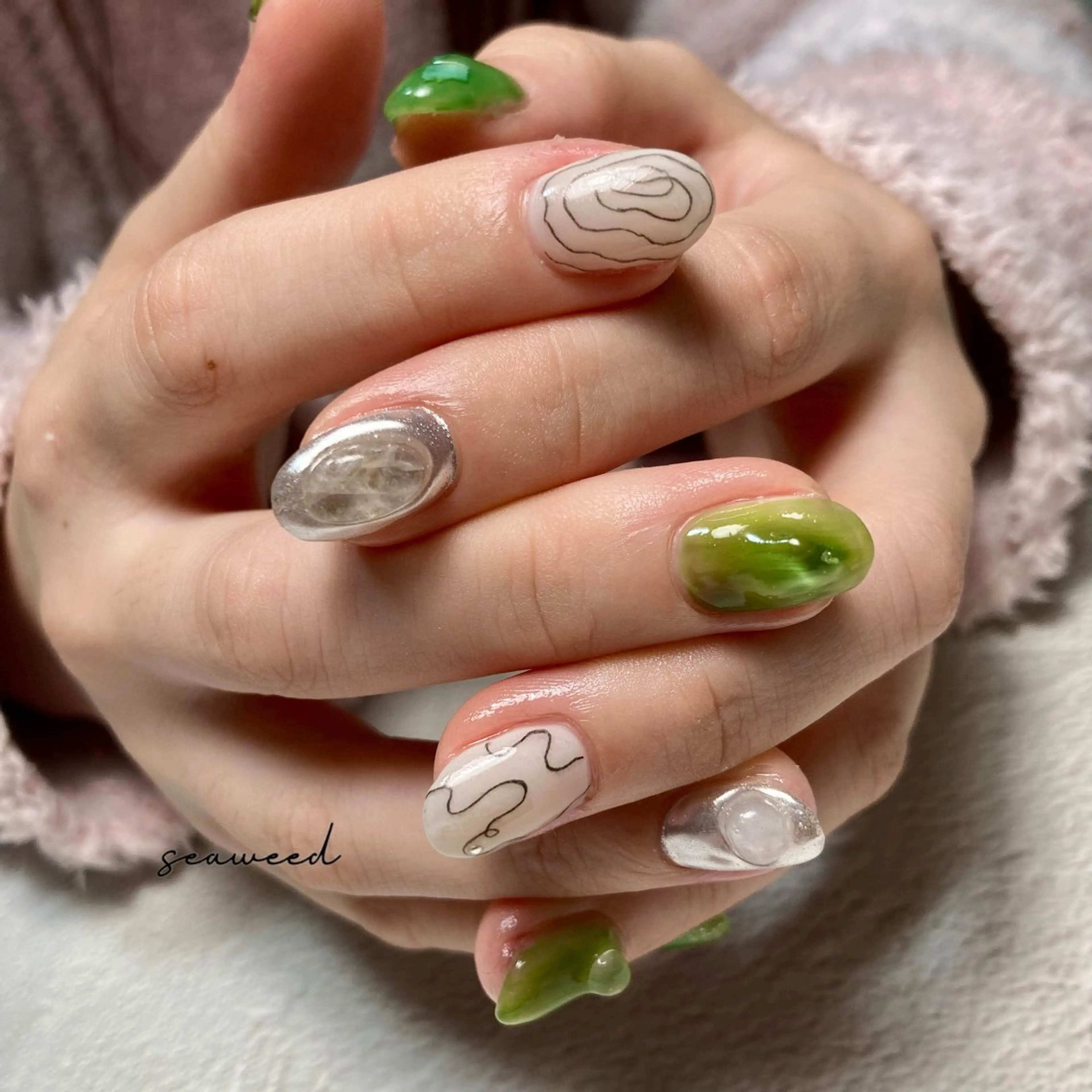 ネイル seaweed nailのネイルデザイン
