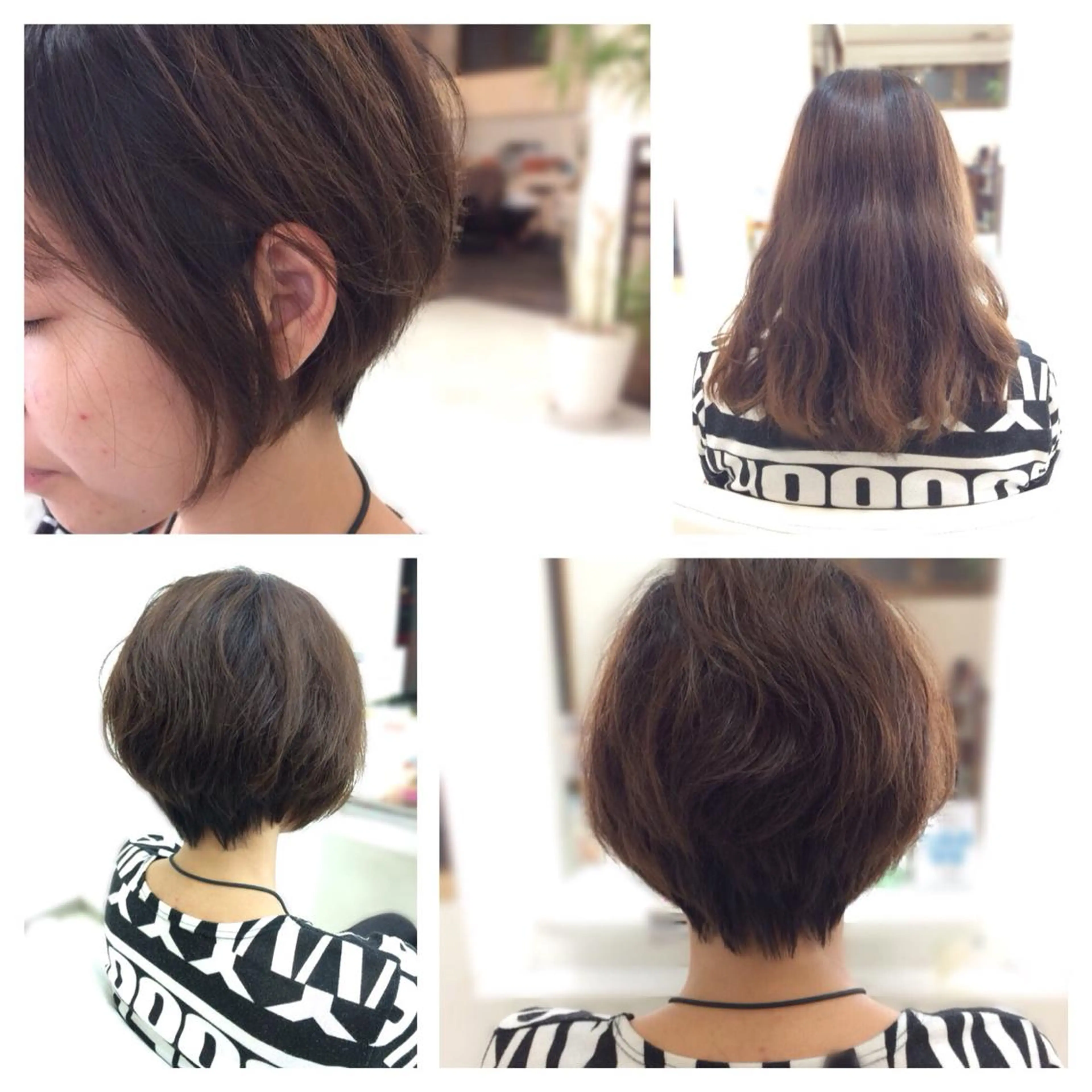 ショート ショートボブ ボブ ショートヘア いけだ ゆうのヘアスタイル