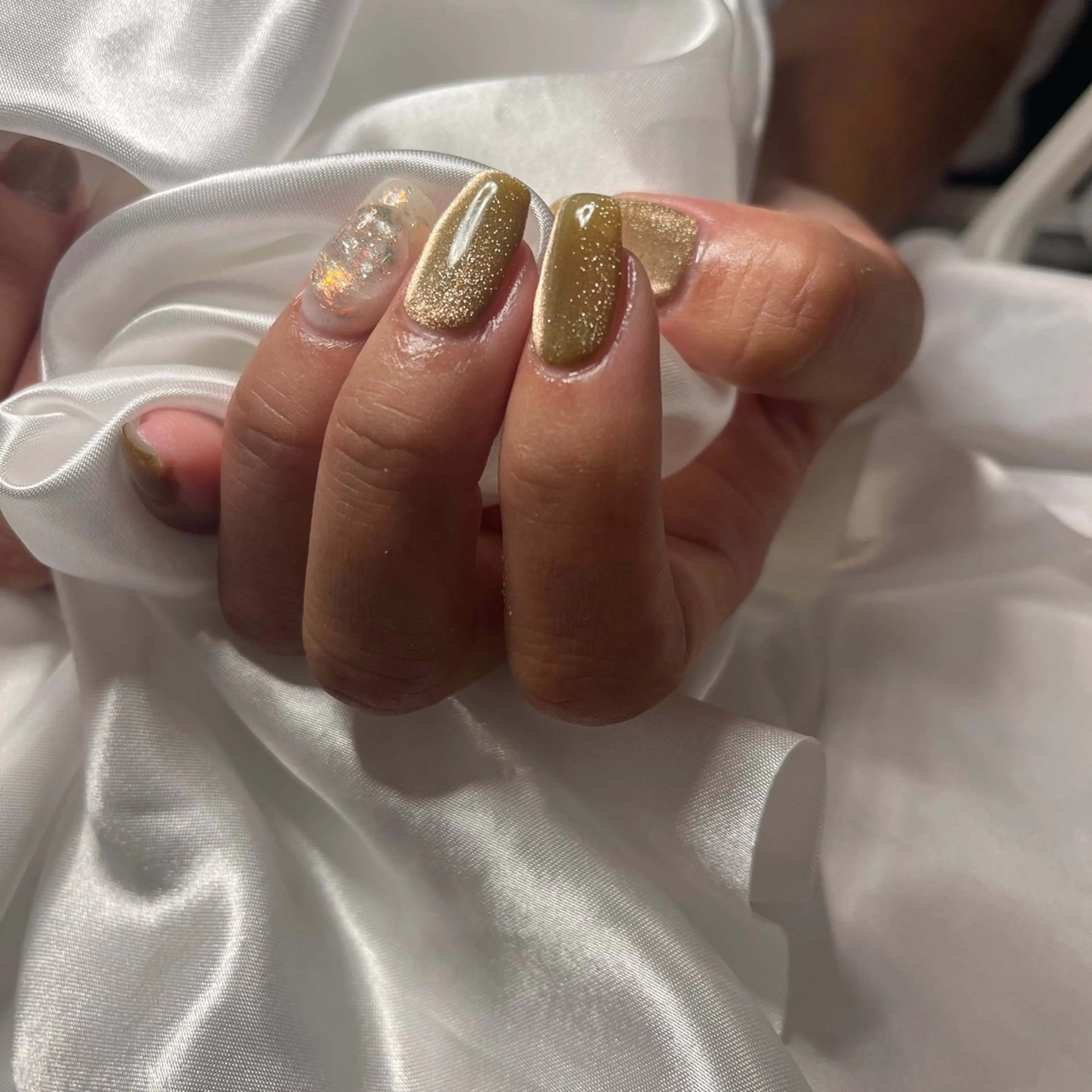 ネイル ジェルネイル ワンカラーネイル パラジェル 冬ネイル ハンドネイル nail slow.のネイルデザイン