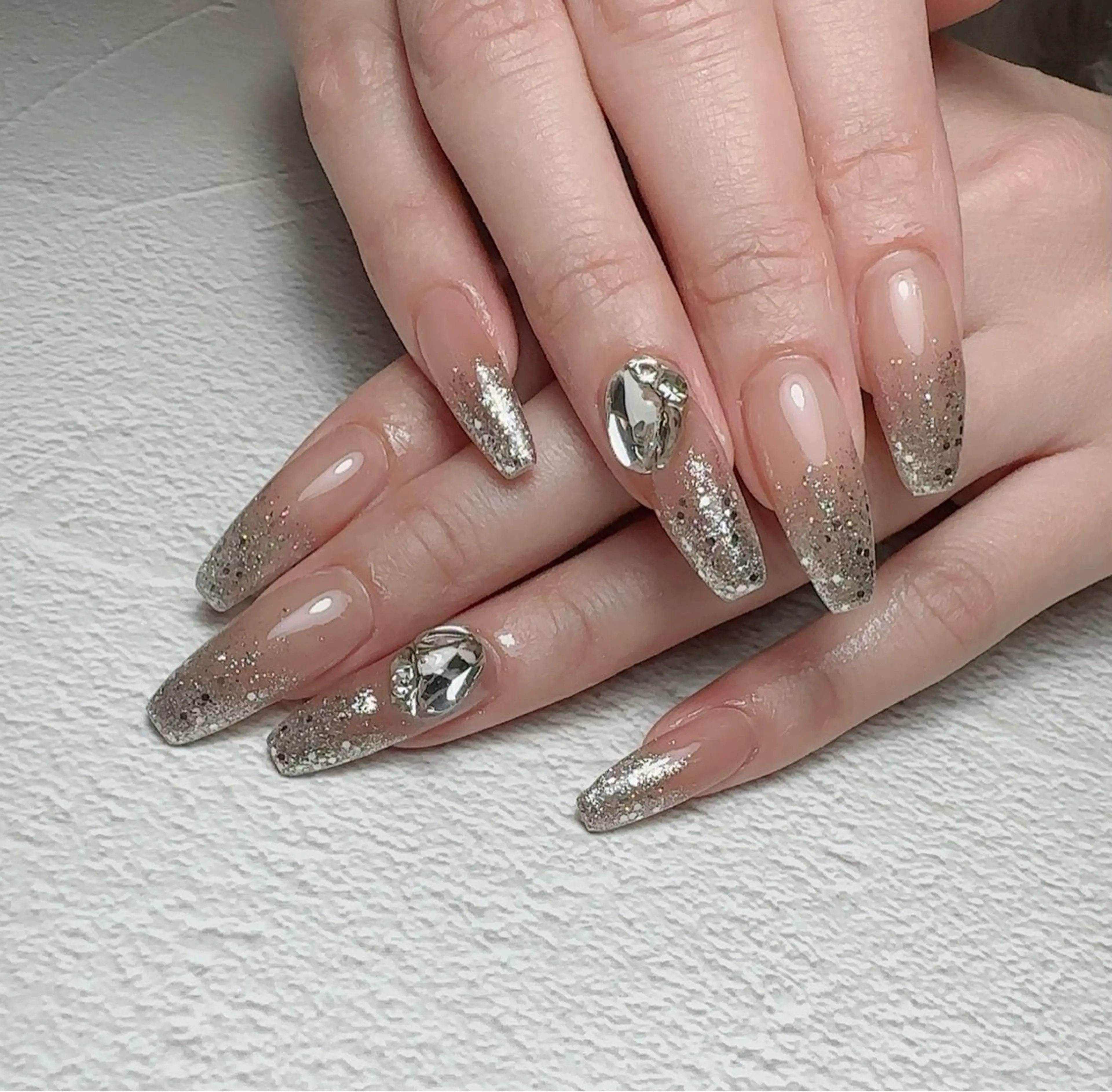 ネイル アートネイル ハート マグネットネイル 持ち込み ニュアンスネイル ハンドネイル nail salon    Mimiy..所属・Nailsalon Mimiy..♡のネイルデザイン