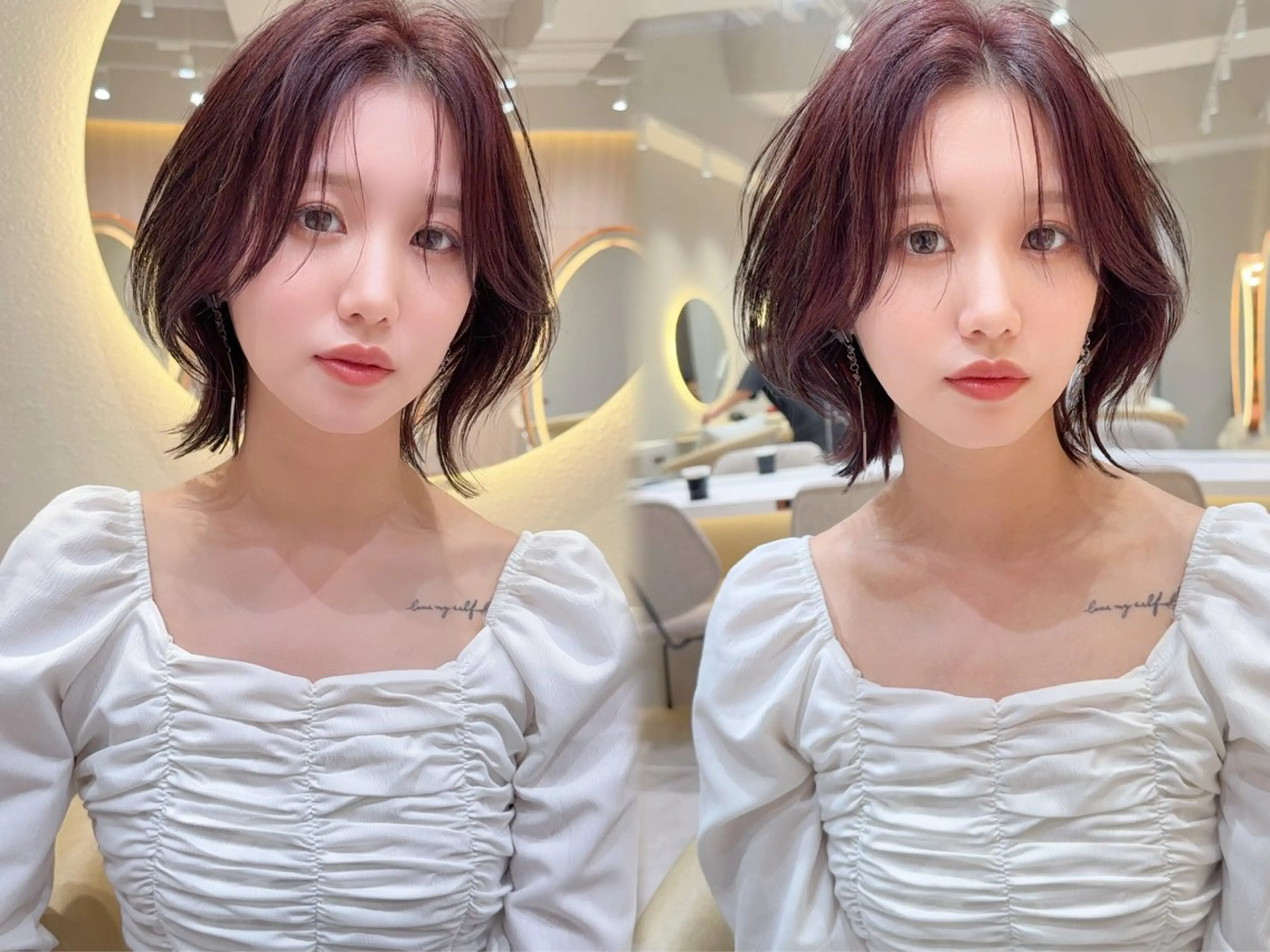 ショート カラー カット ヘアカラー トリートメント レイヤー❣️縮毛矯正 川村利幸のヘアスタイル