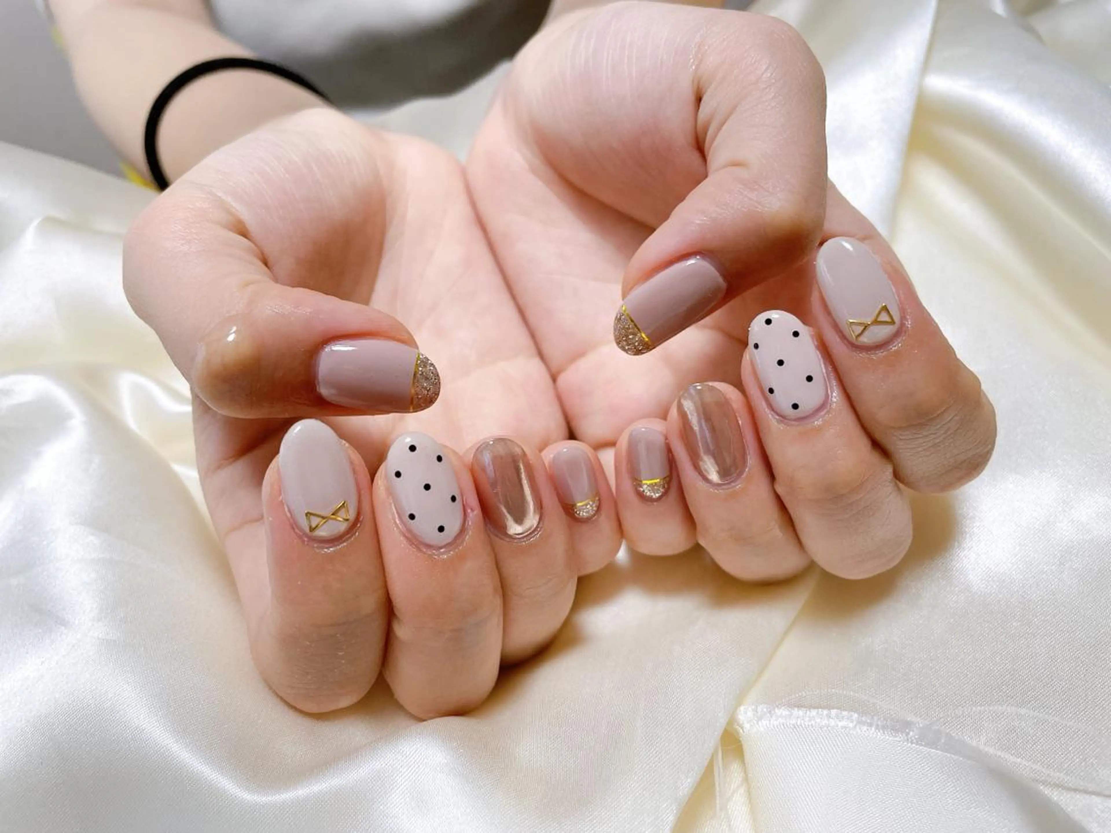 ネイル ガーリー kikinail 溝の口のネイルデザイン