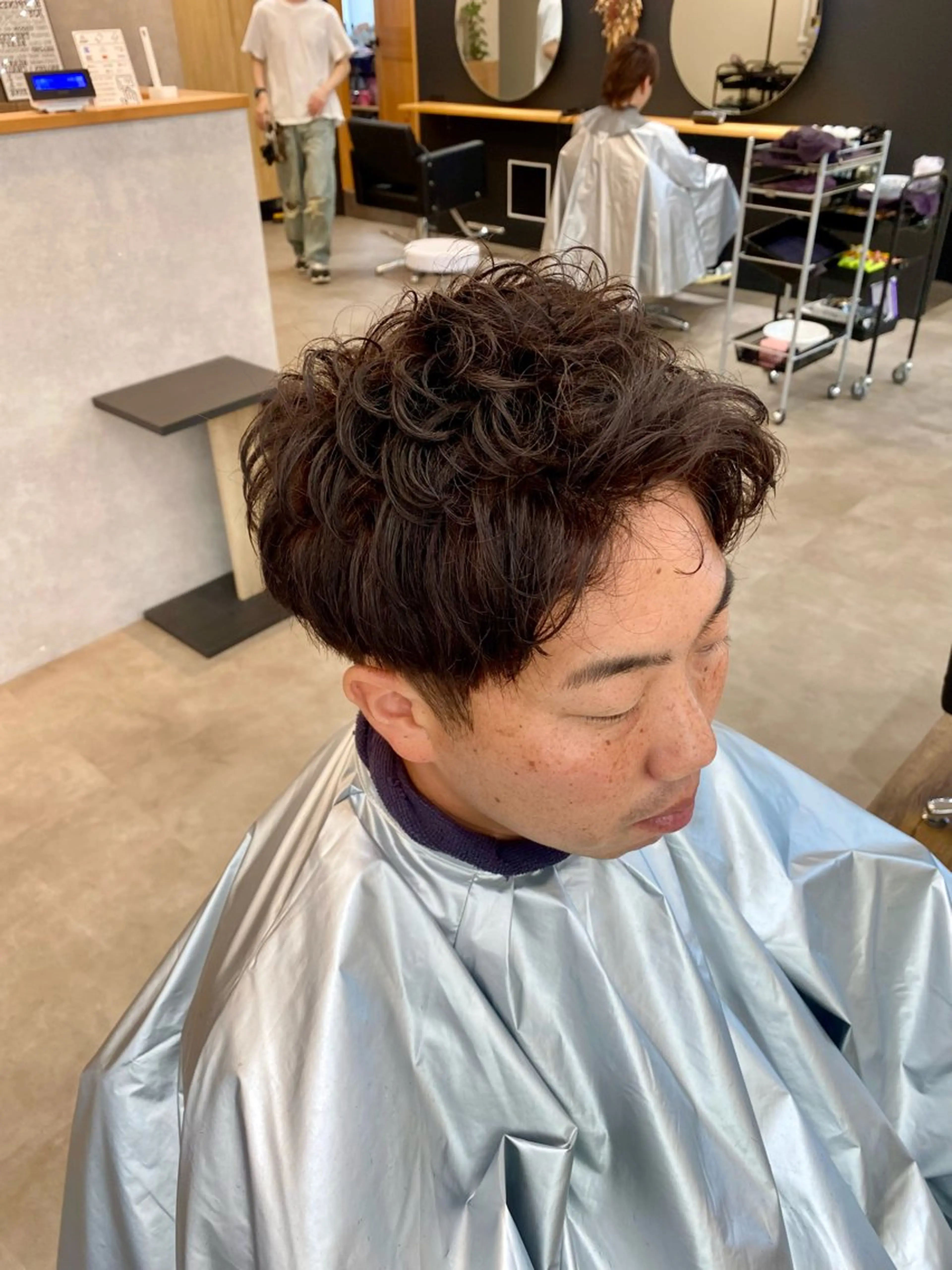 カラー メンズ well高崎上大類店所属・well高崎上大類町 /湯浅泳作のヘアスタイル