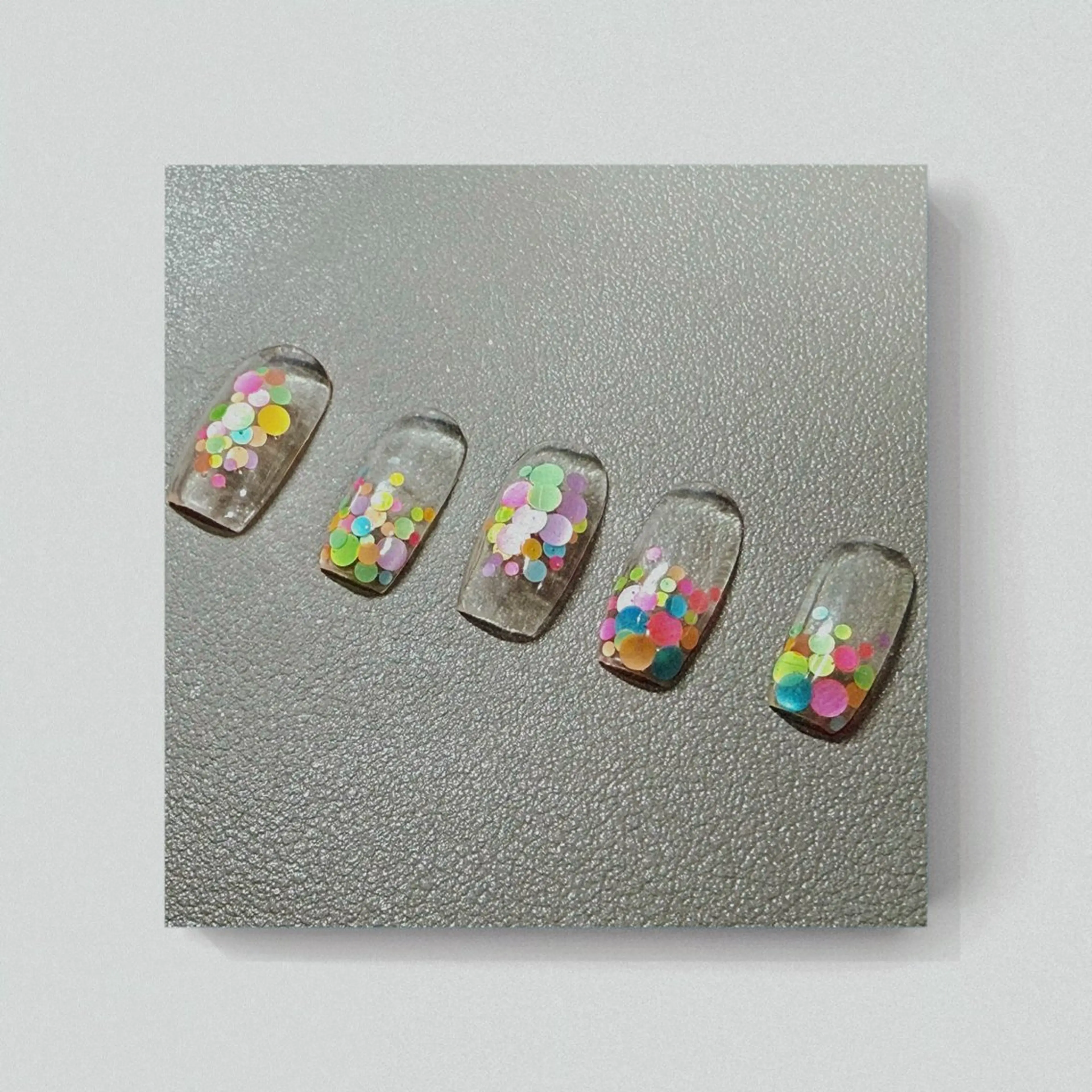 ネイル クリアネイル ホログラムネイル キラキラネイル シンプルネイル ネイルサロン　will　恵比寿　【ウィル】所属・桓 宇のネイルデザイン