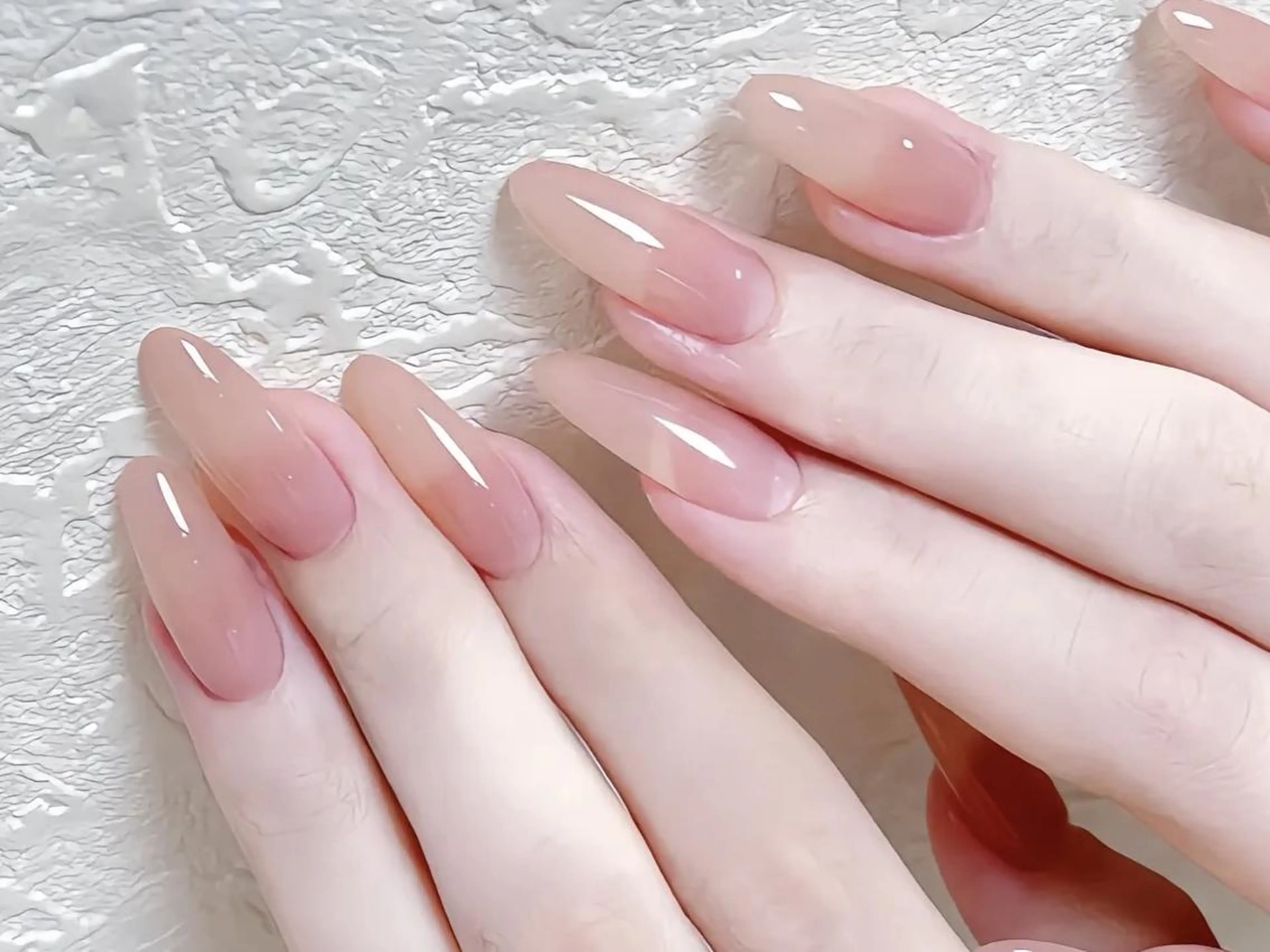 【オフ込】【パラジェル込】超人気ワンカラー(ラメグラ)（2種色）+ストーン（2個）¥4980の写真