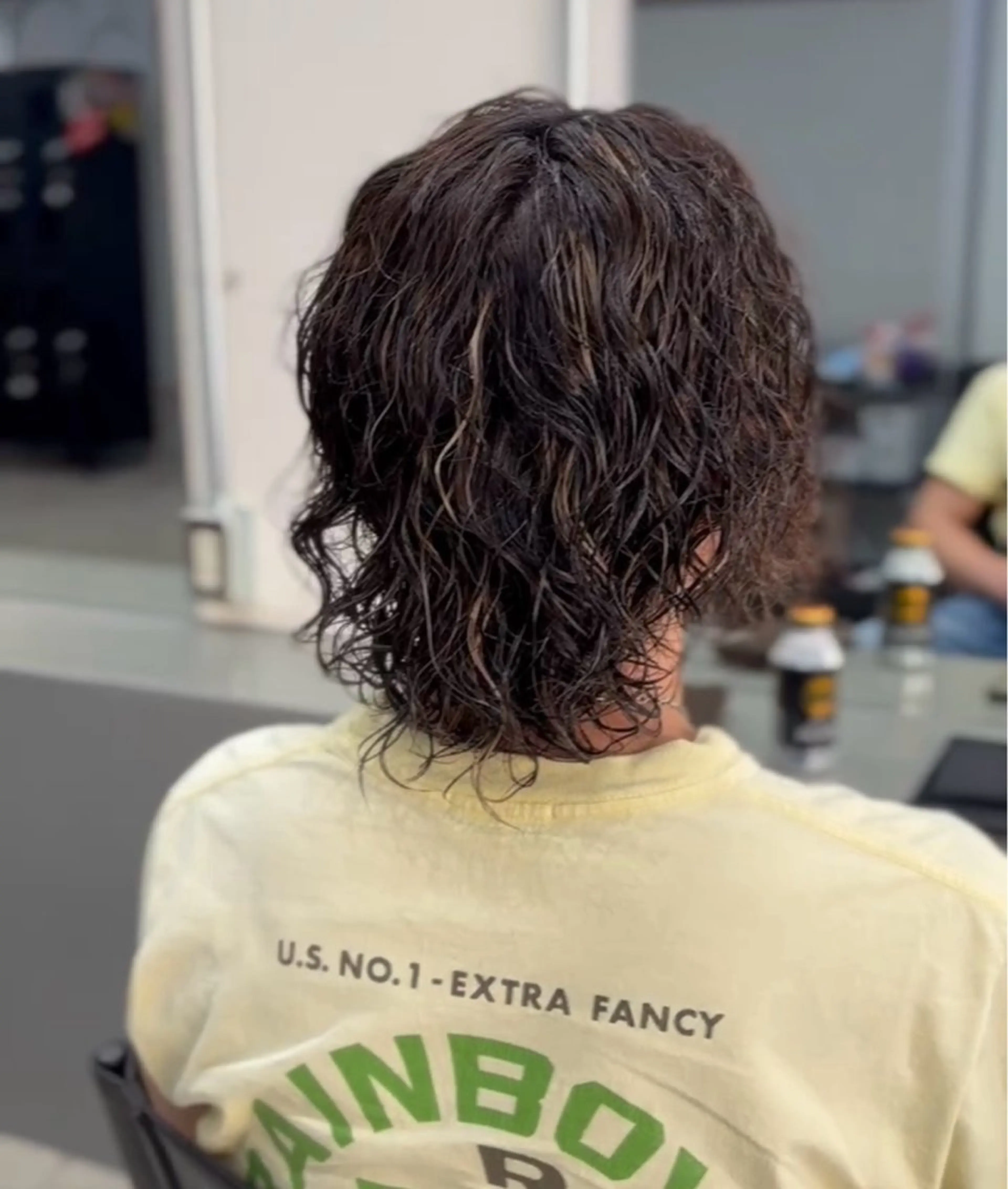 ショート パーマ メンズ カット パーマ メンズ専門サロン wokeのヘアスタイル