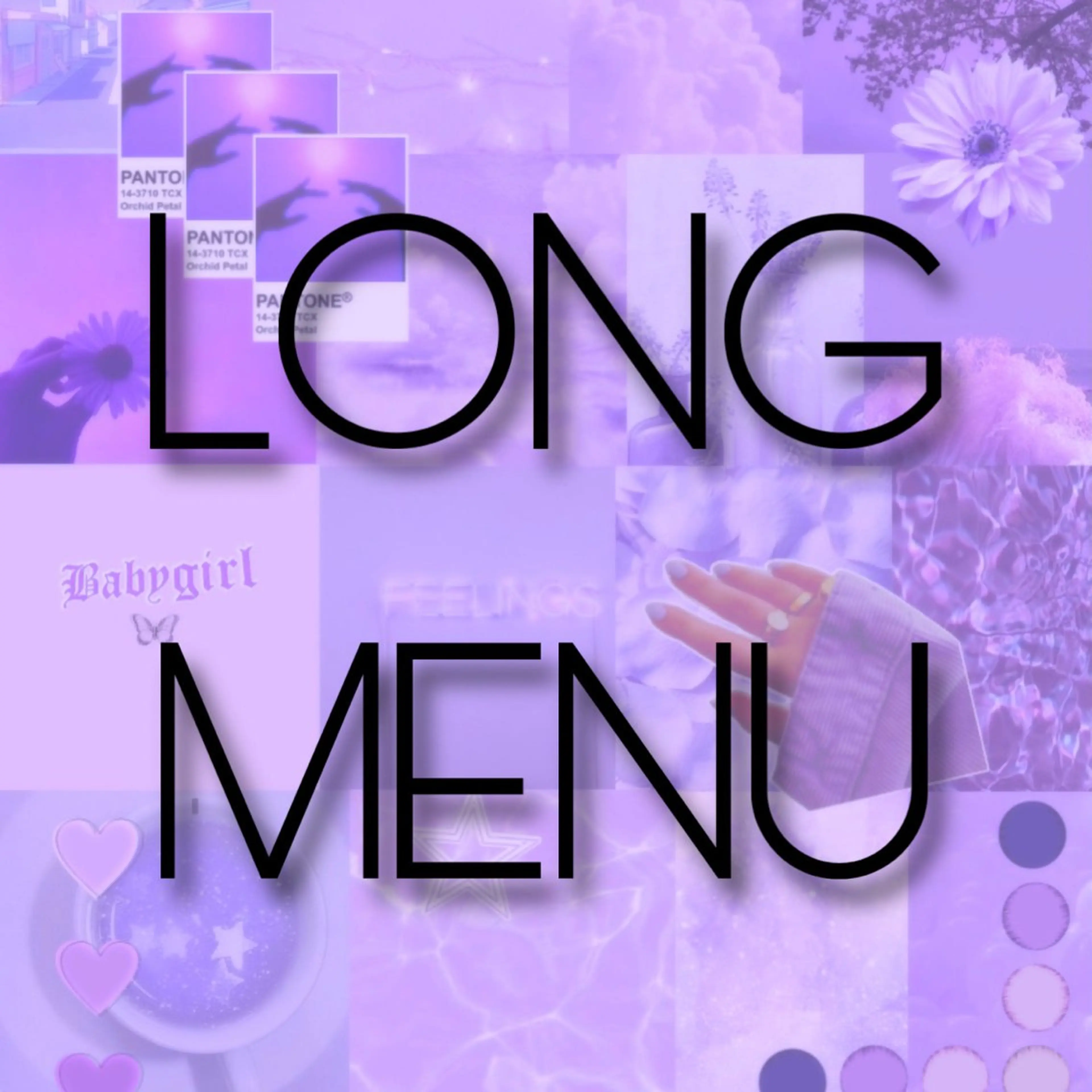 〘 ↓↓↓💜ロングメニュー💜↓↓↓〙の写真