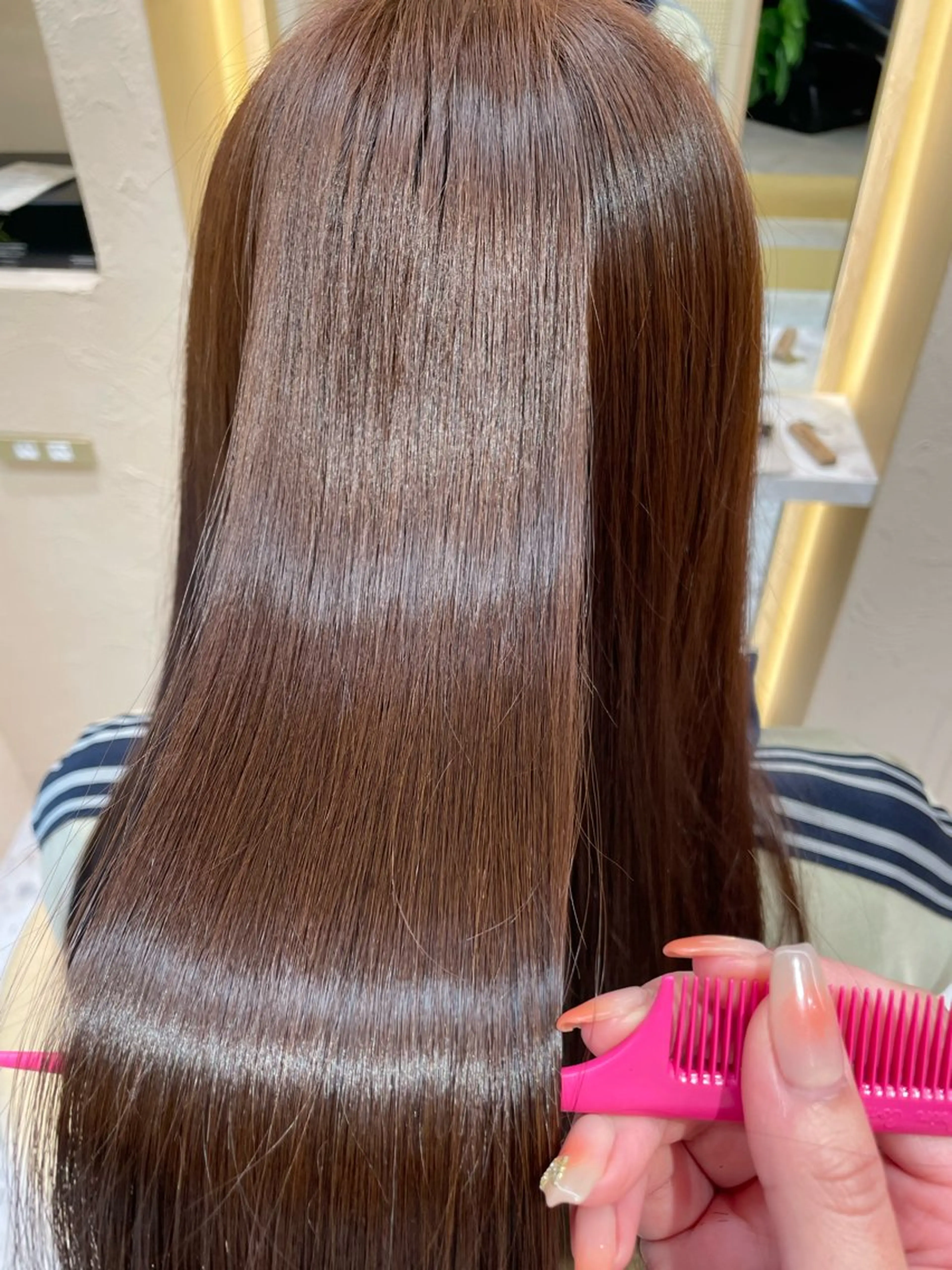 ロング カラー カット ヘアカラー トリートメント 韓国ヘア/髪質改善 /Harunaのヘアスタイル