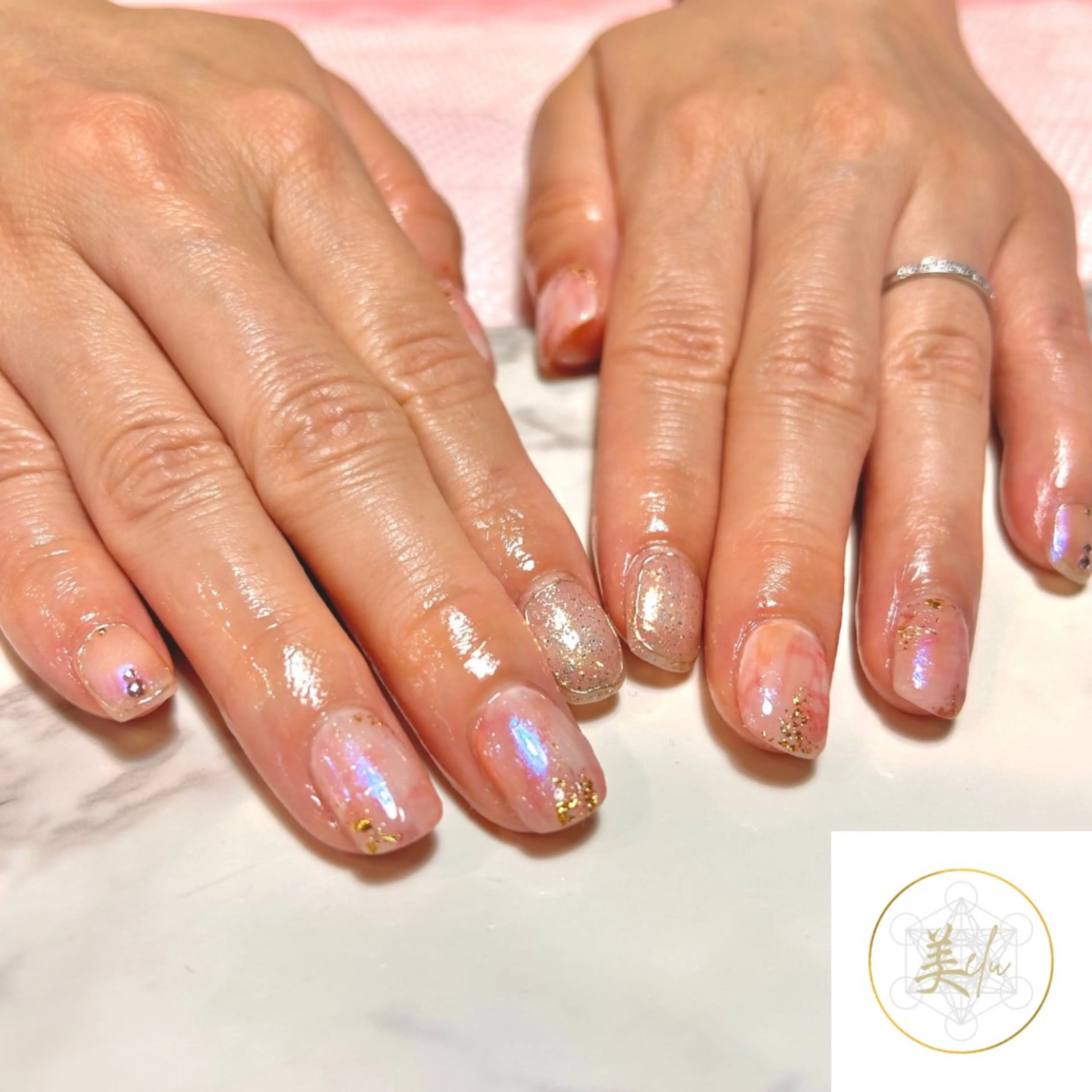 ネイル 美爪・自爪育成サロン美elu所属・美爪・自爪育成サロン 美elu(ビエル)のネイルデザイン