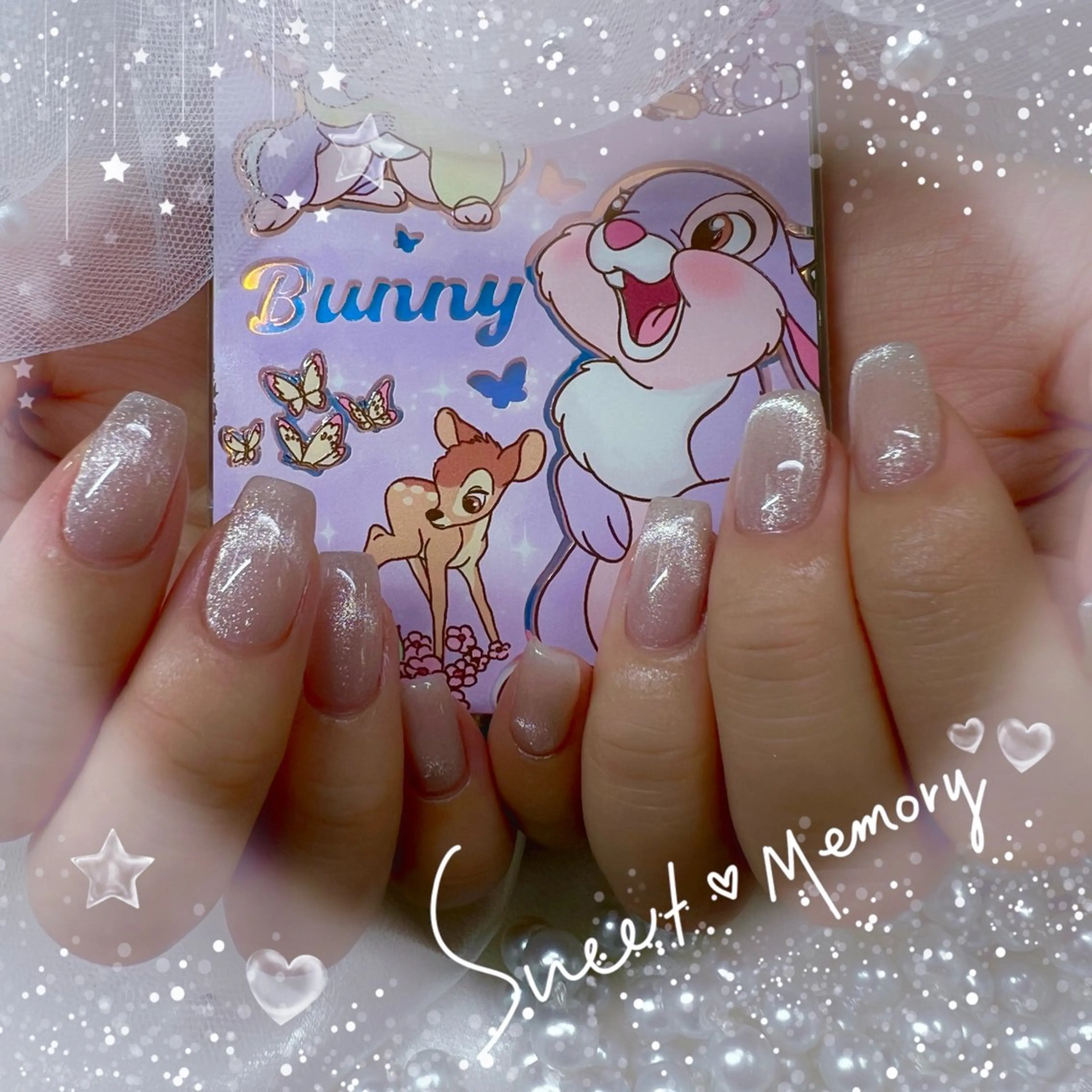 ネイル チークネイル フレンチネイル ガーリー ガラスフレンチ グラデーション ハンドネイル ハンドケア Chill Nailsalonのネイルデザイン