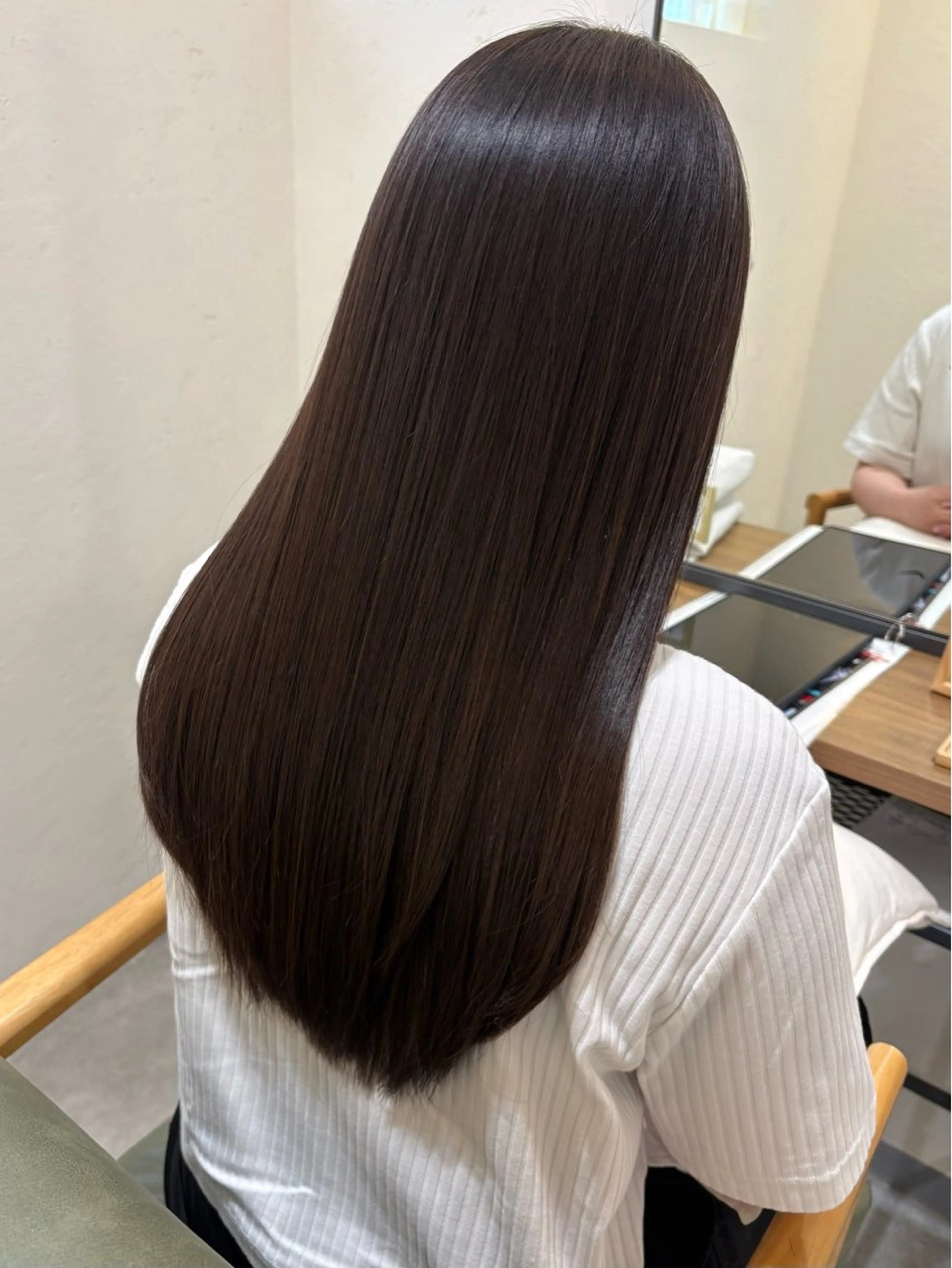 ロング 艶感暖色カラー /透明感/瀬戸山舞のヘアスタイル