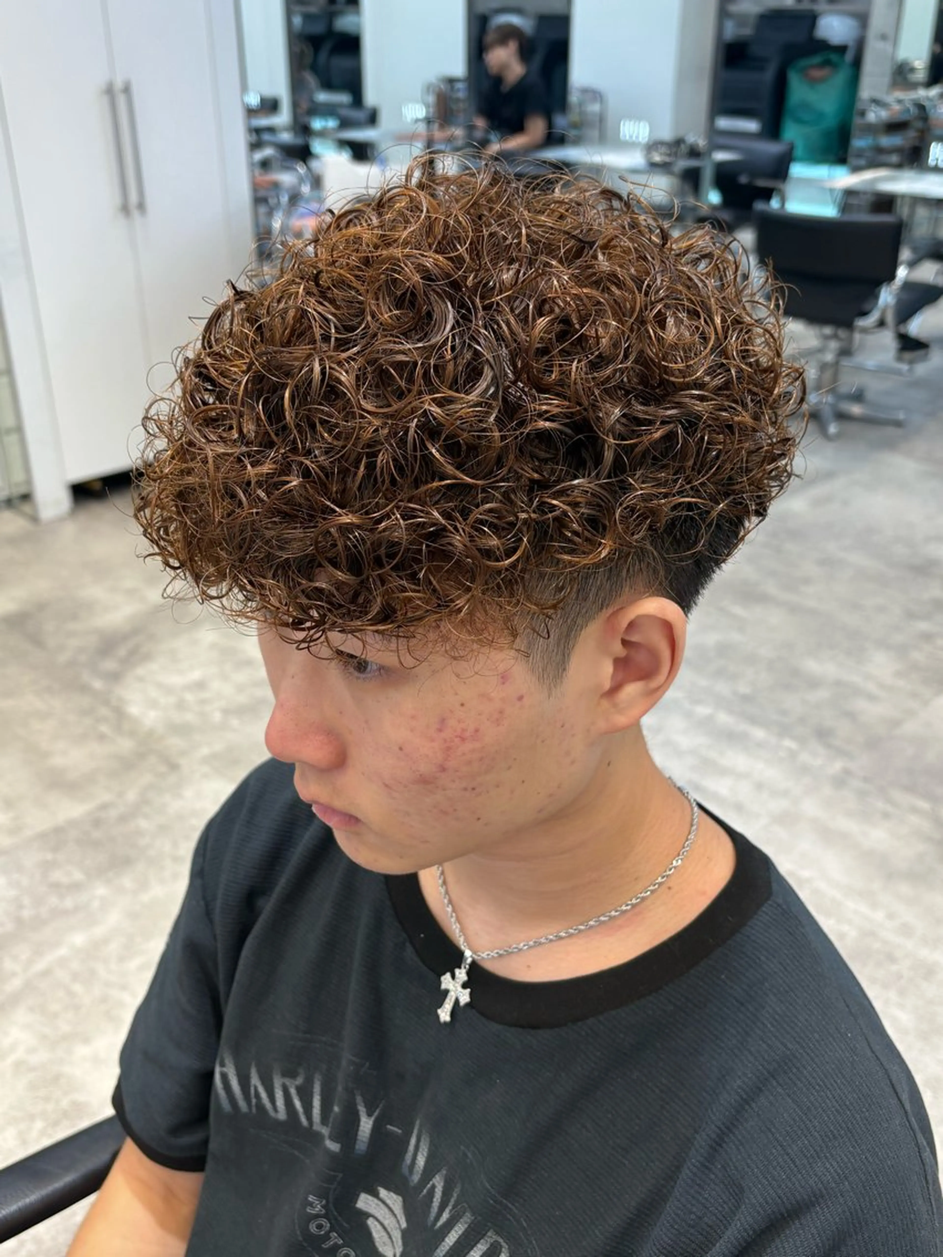 カラー パーマ メンズ カット ヘアカラー パーマ fifth 武正 琉生のヘアスタイル