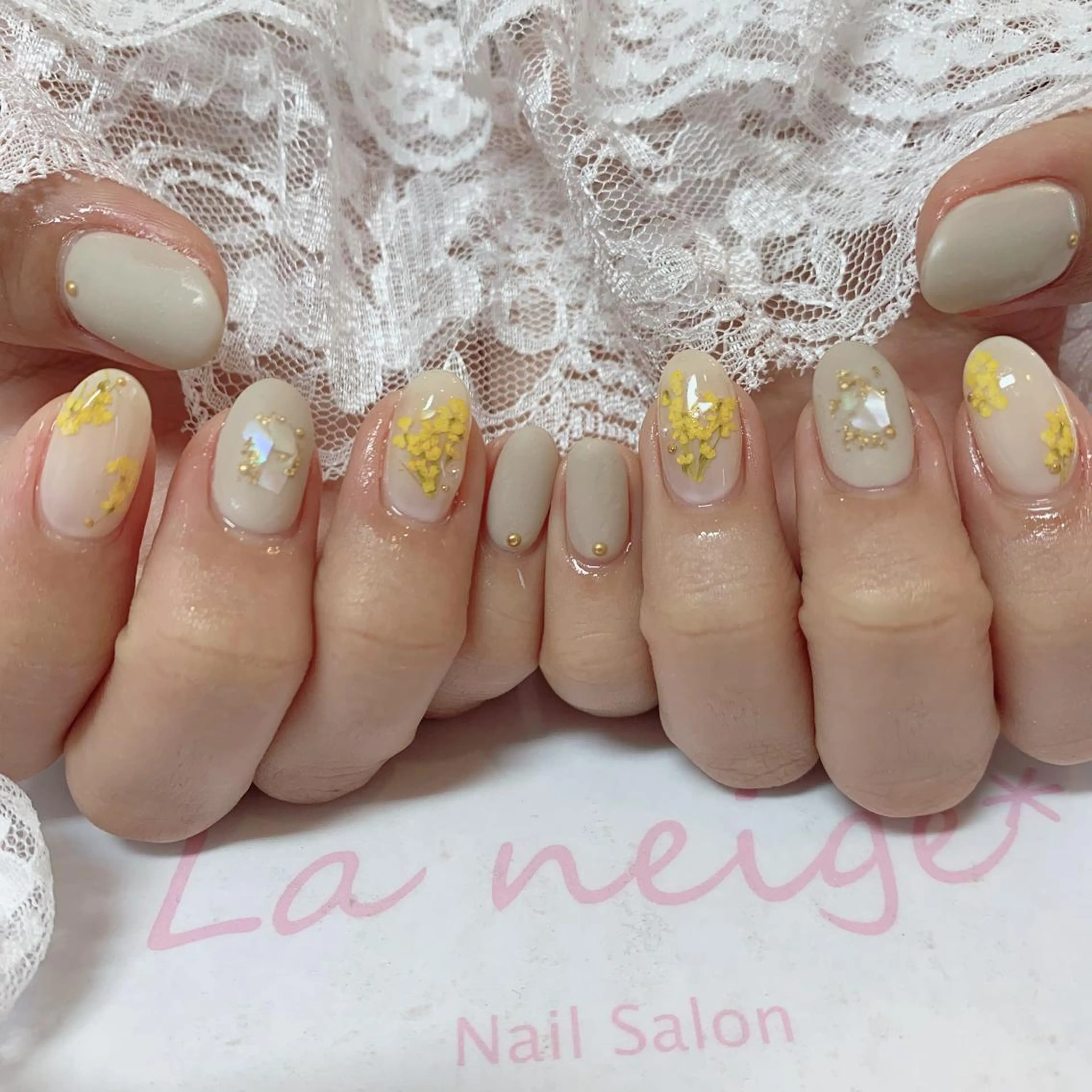 ネイル La neige* yuki 🥯🍑のネイルデザイン