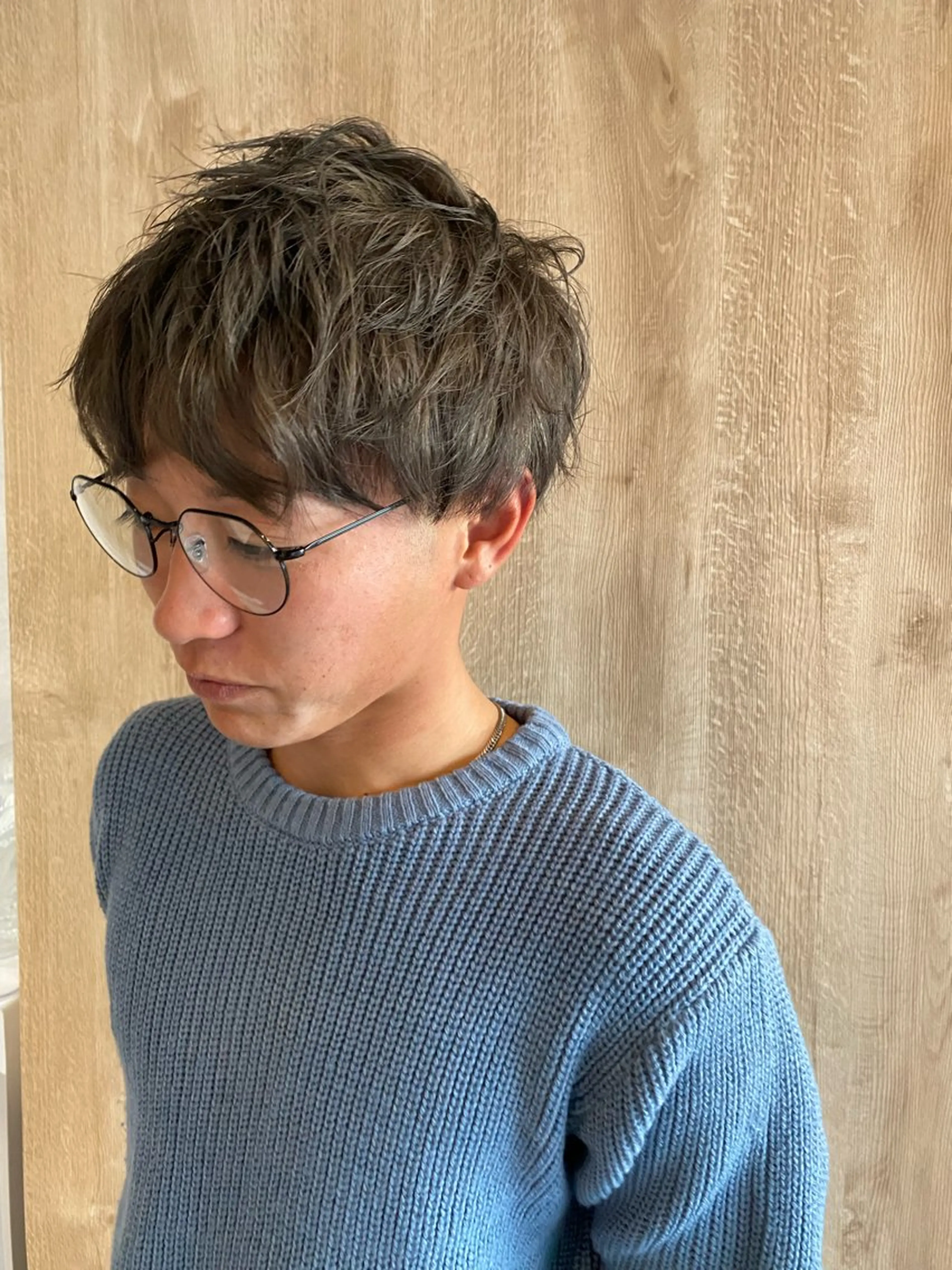 カラー メンズ ダブルカラー Bish Yanaのヘアスタイル