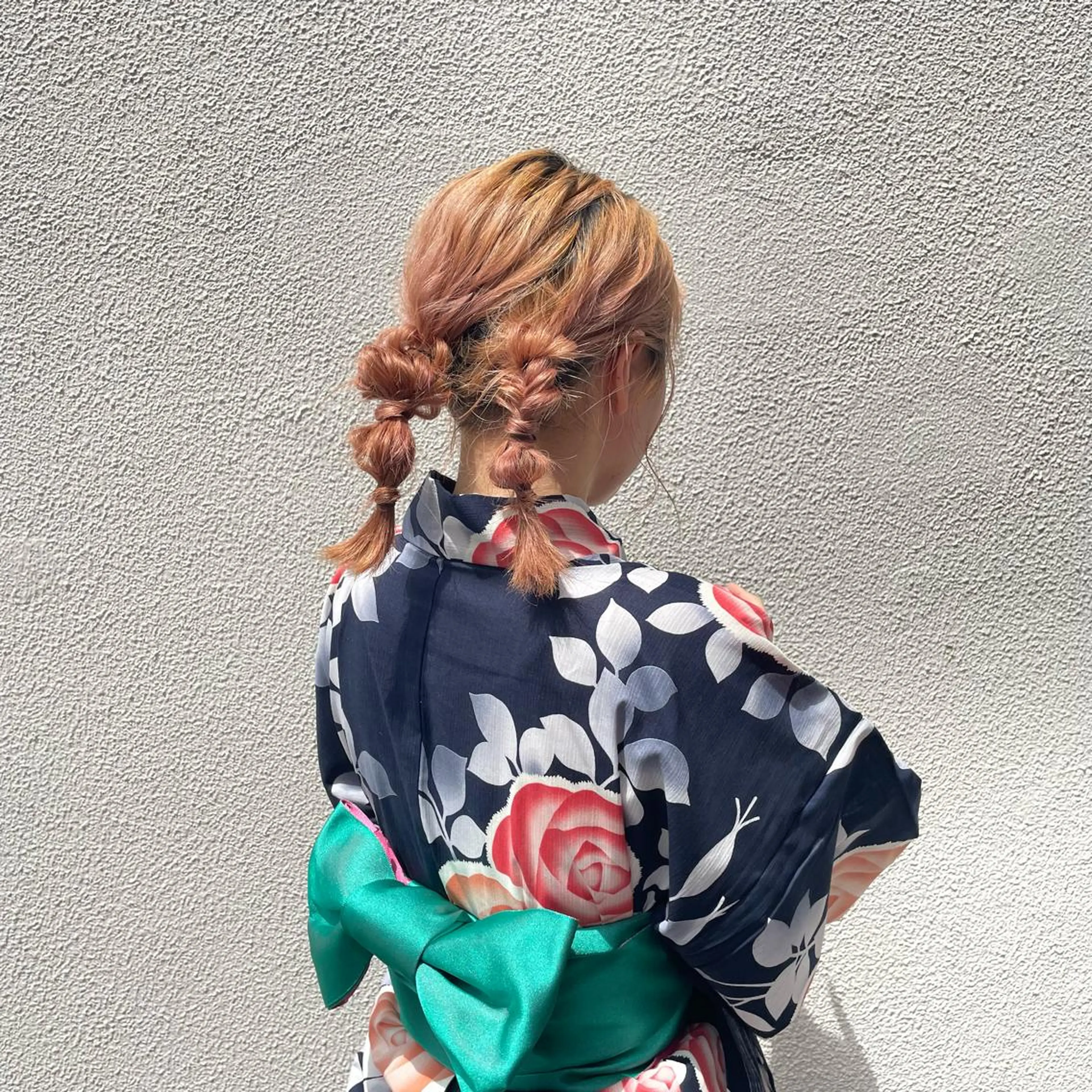 ヘアアレンジ 浴衣 金城 二千夏のヘアスタイル