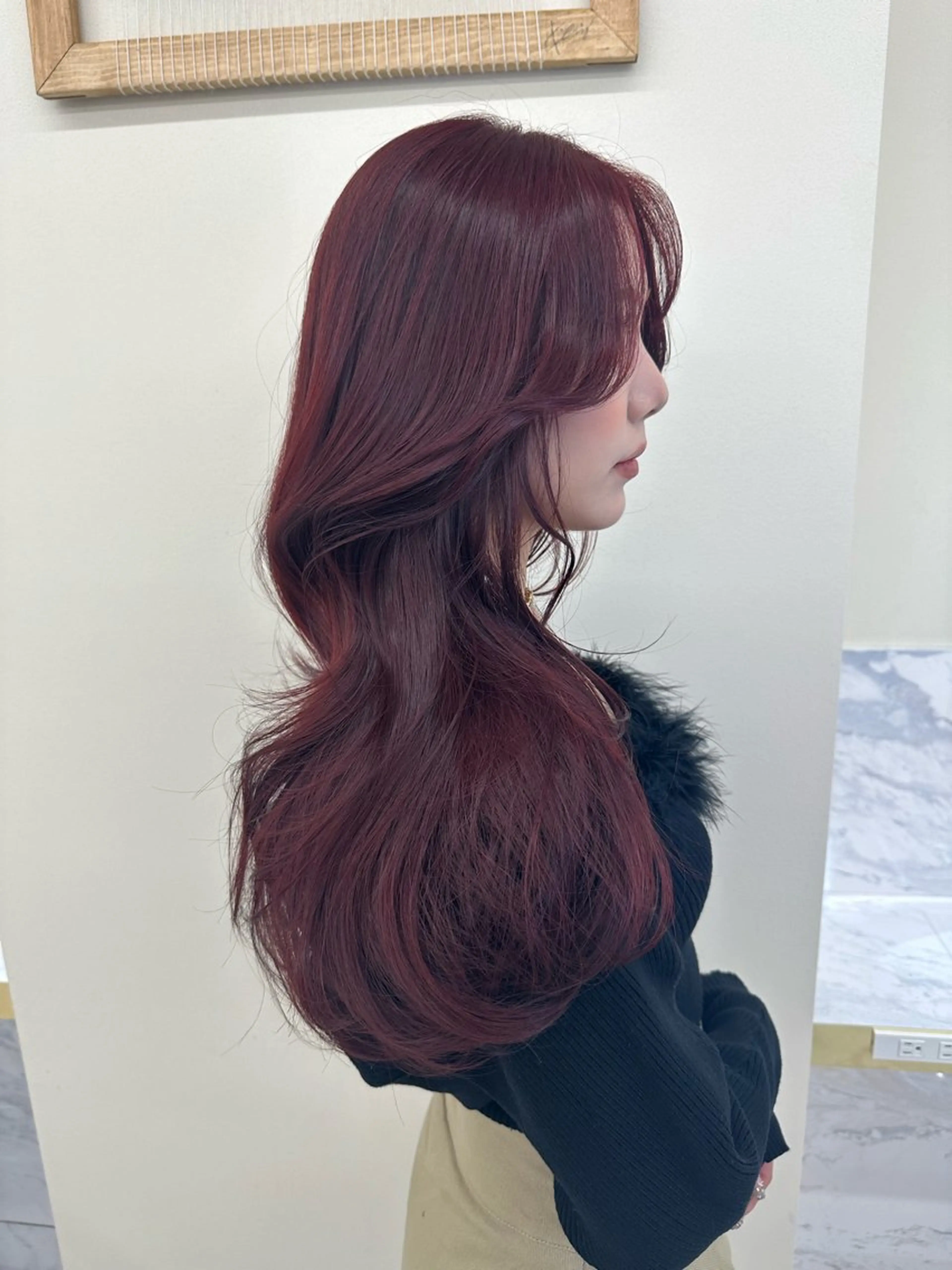 ロング カット トリートメント 似合わせレイヤーカッ ト🩶瀧本美咲のヘアスタイル