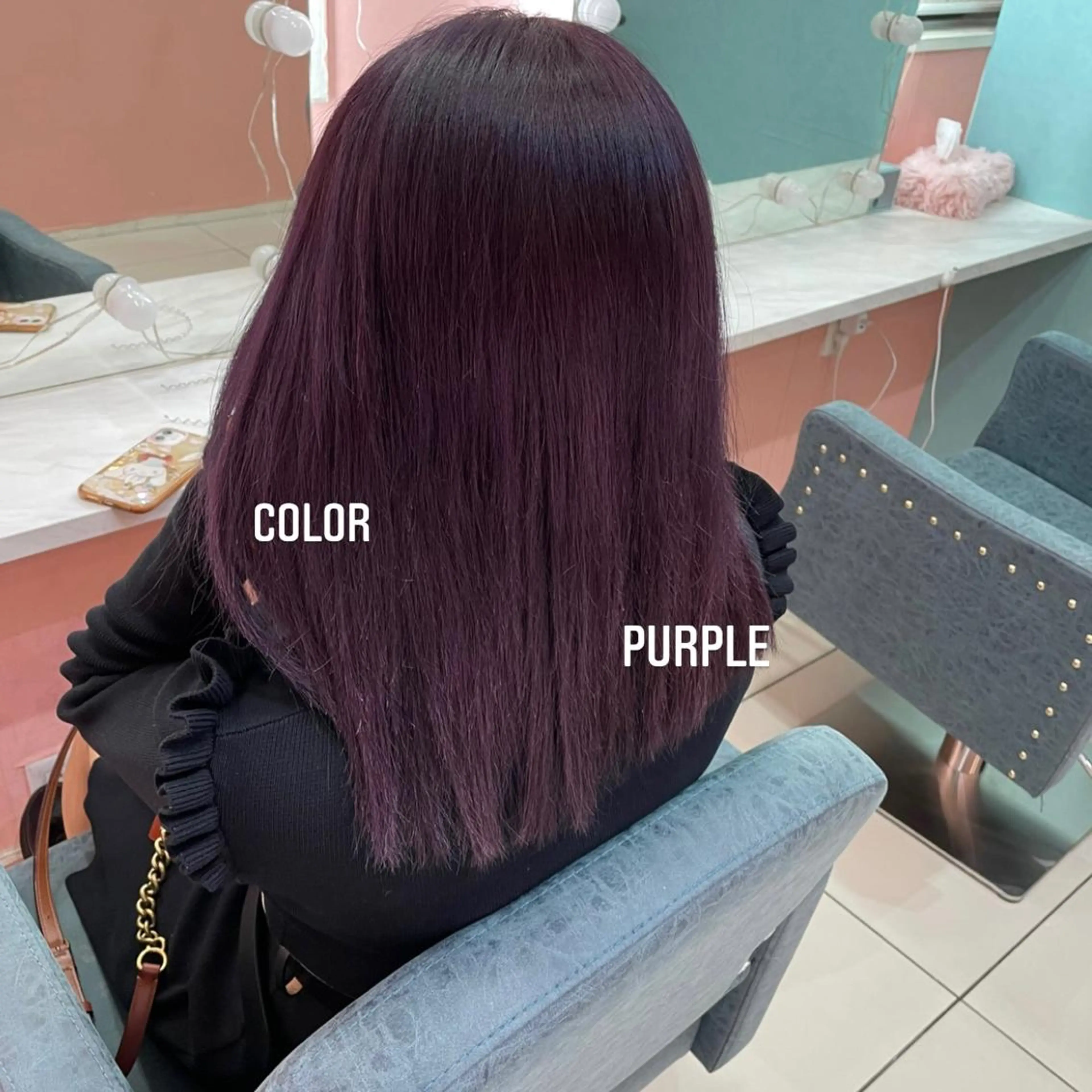 ミディアム カラー ヘアカラー トリートメント エクステ🩵ブリーチ 韓国ヘア🩵KAEのヘアスタイル