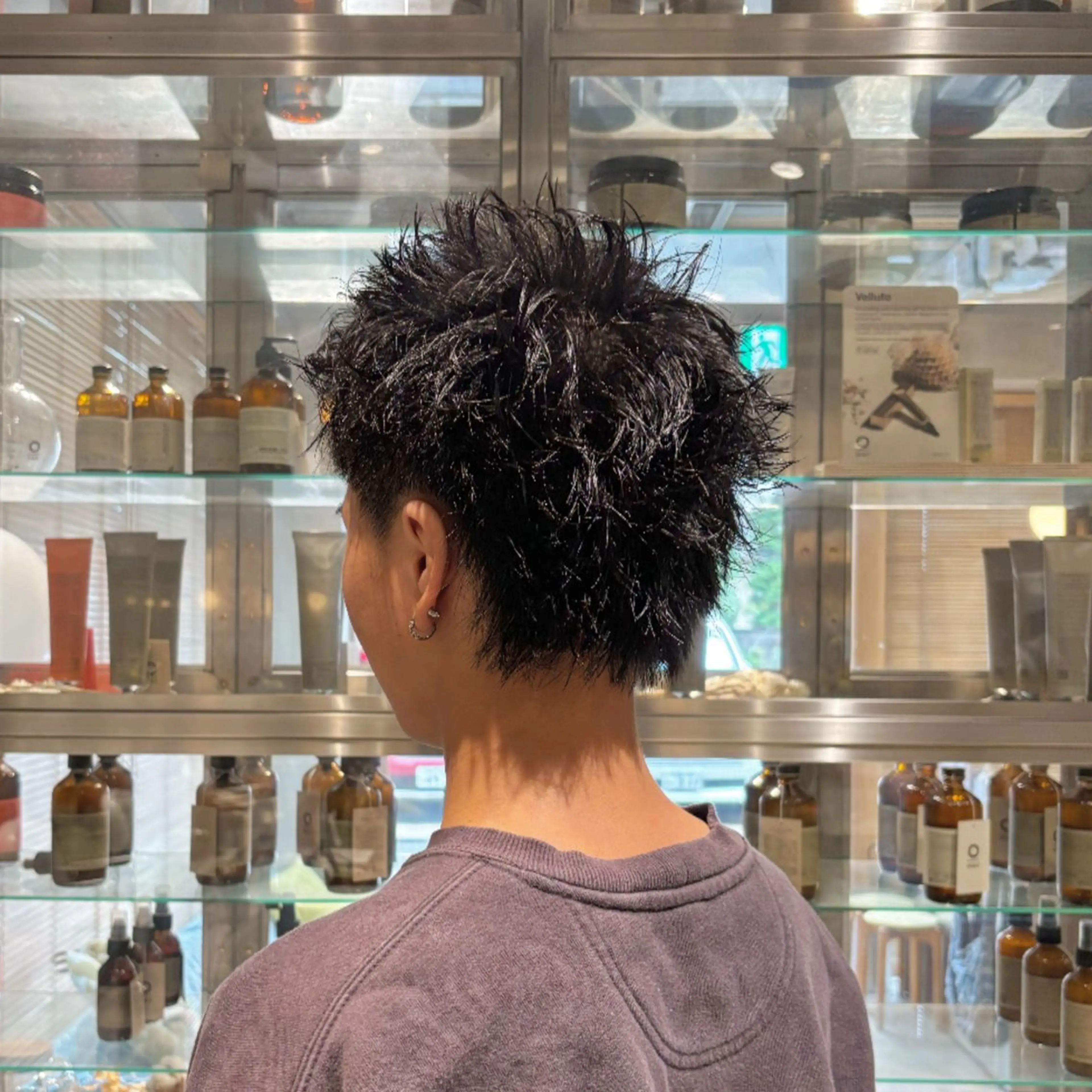 ショート メンズ スパイキーショート ショートヘア organic+live所属・山﨑 心優のヘアスタイル