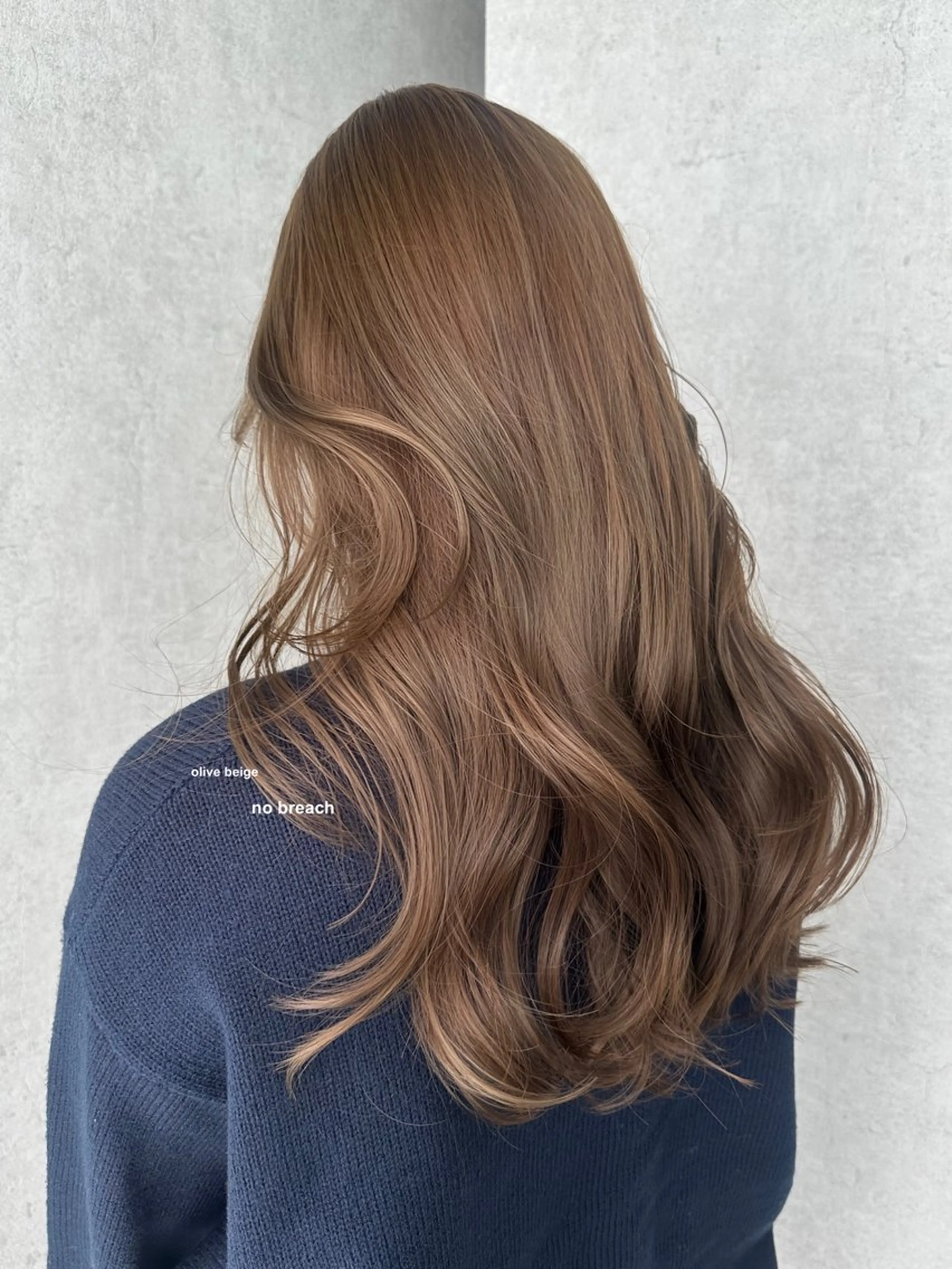 ロング カラー カット ヘアカラー トリートメント v-lab studio所属・韓国レイヤーカット/ 艶カラー/ noaのヘアスタイル